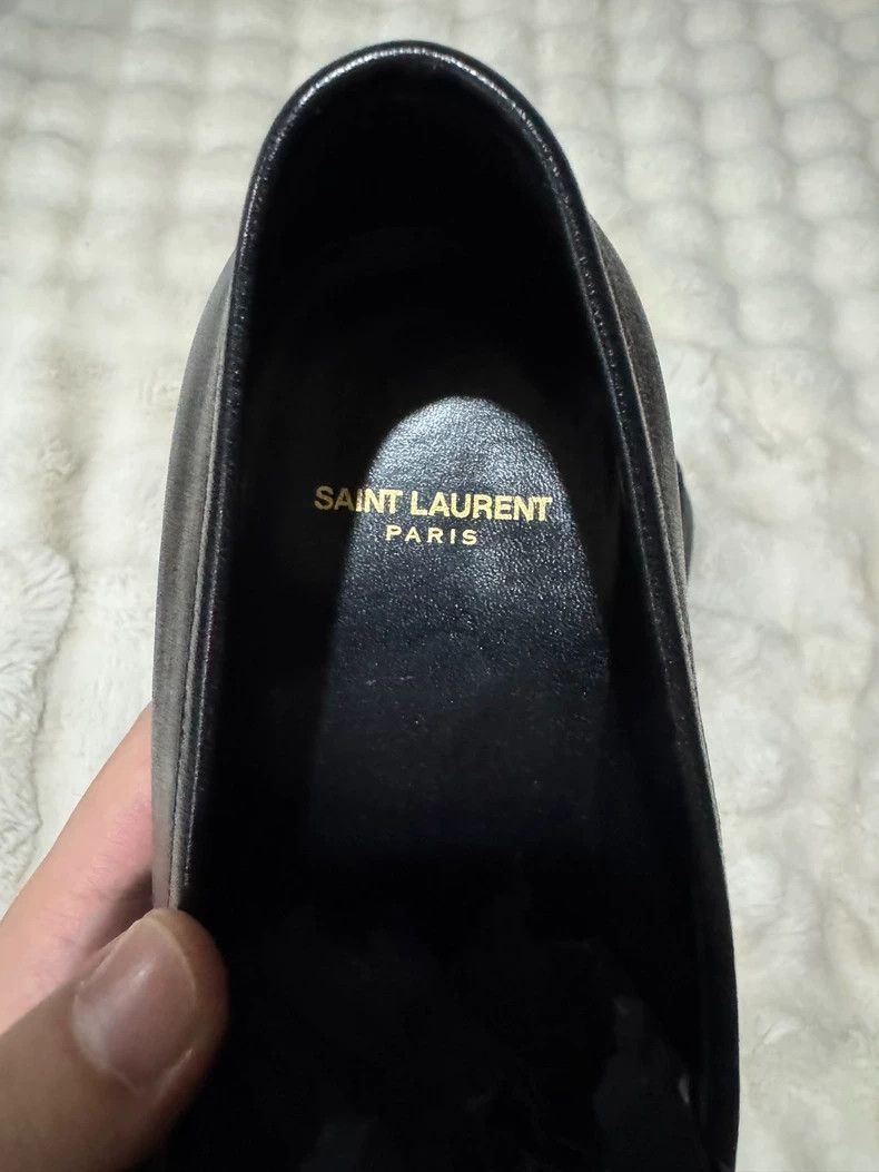 Saint Laurent Paris Saint laurent paris Black and gold loafers shoes 2506-Nexta Size US 8 / EU 41 - 6 Thumbnail