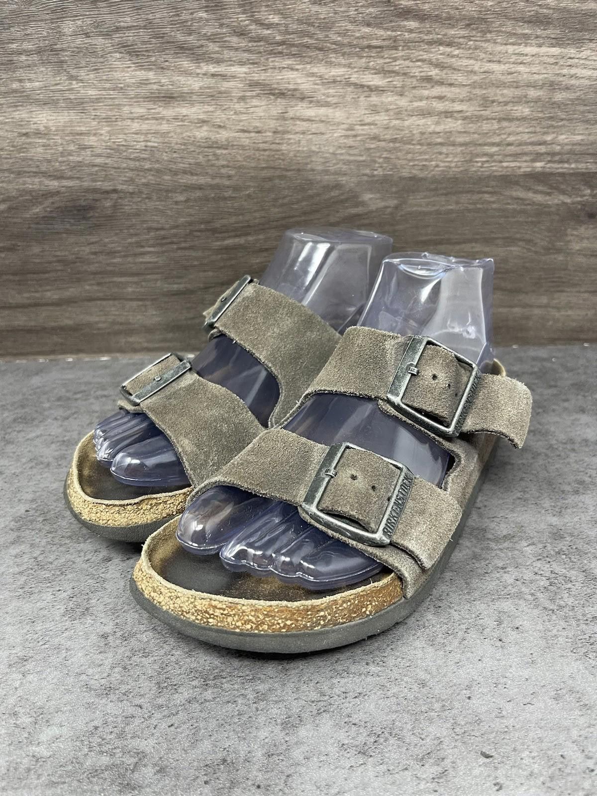 Birkenstock Birkenstock Arizona Suede Sandals Womens Size 6 (37) Slip On Size US 6 / IT 36 - 2 Thumbnail