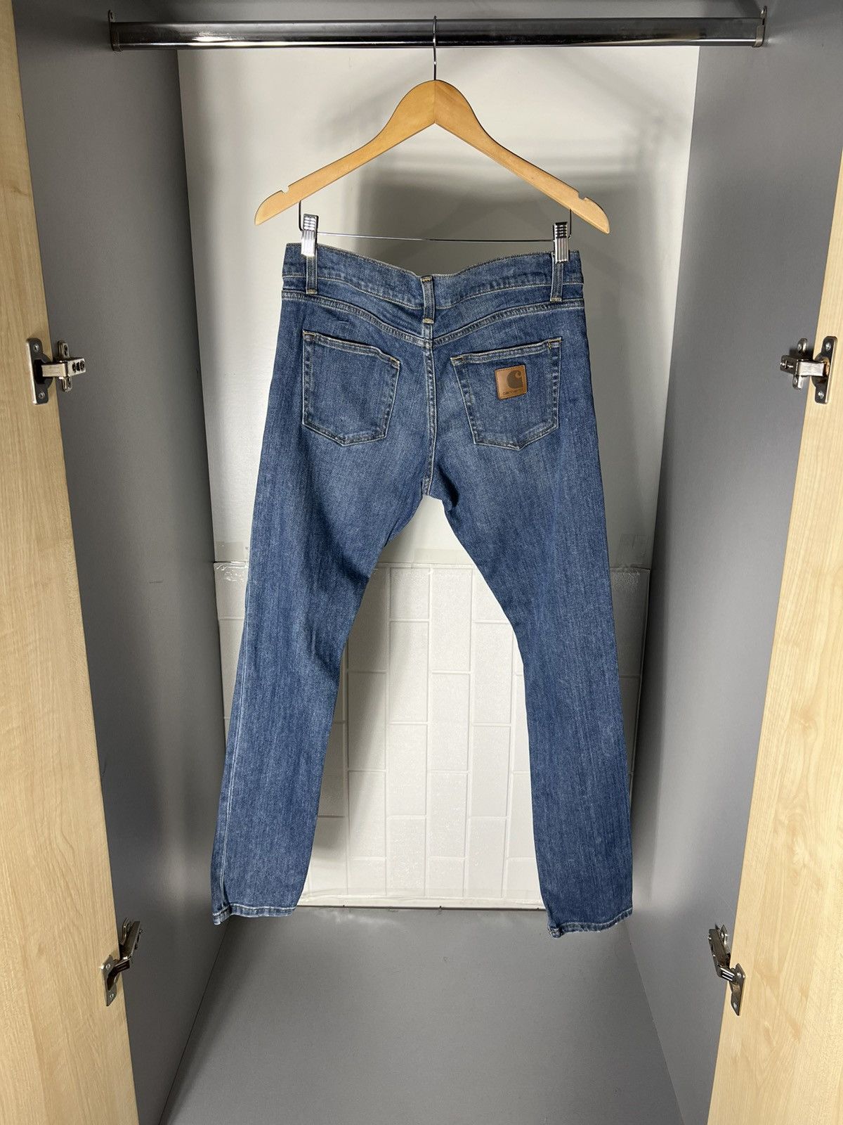 Carhartt VINTAGE CARHARTT WIP REBEL SKINNY DENIM JEANS CASUAL Y2K 90s Size US 30 / EU 46 - 16 Thumbnail