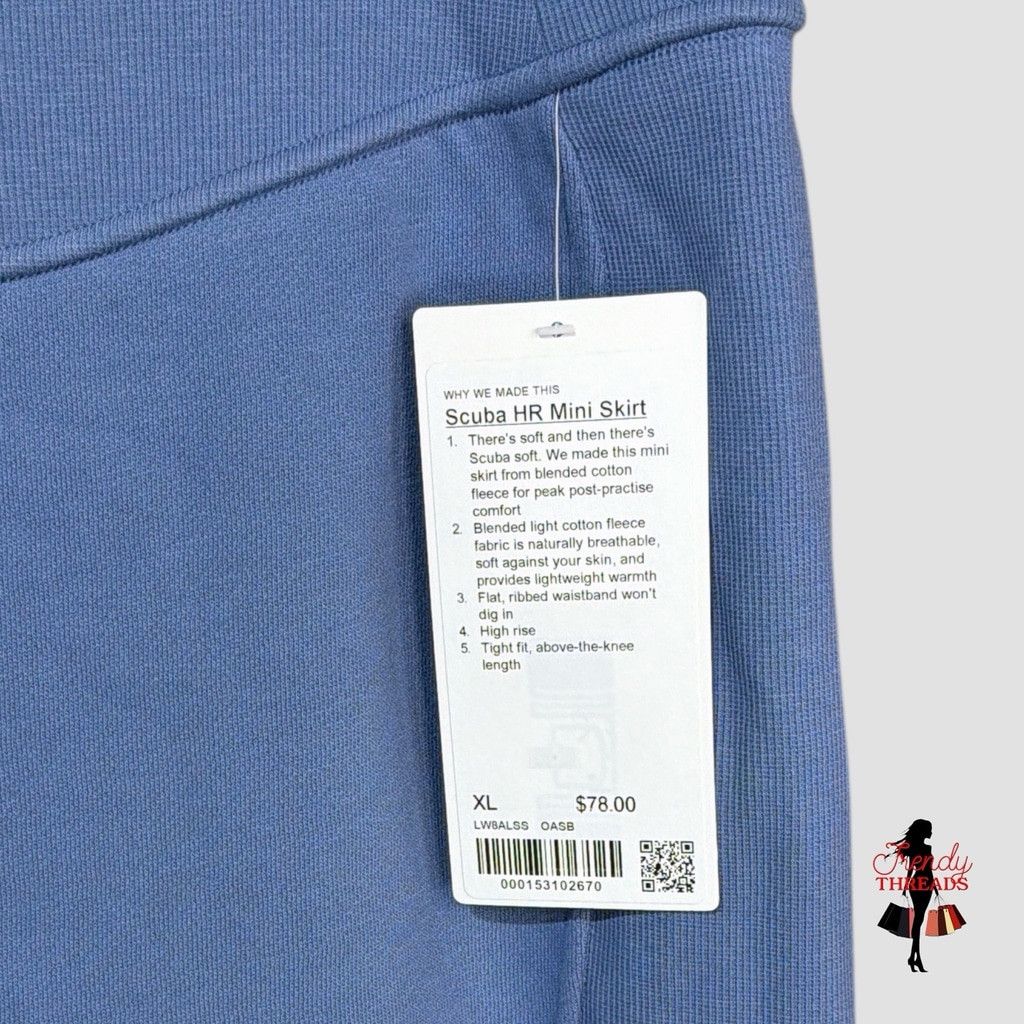 Lululemon Lululemon Scuba HR Mini Skirt Oasis Blue Women’s XL NWT Spor Size 38" / US 16 / IT 52 - 6 Thumbnail