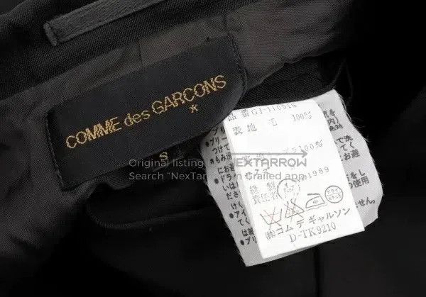 Comme des Garcons Comme des Garcons Black vintage pleated hem blazer Size S / US 4 / IT 40 - 9 Thumbnail