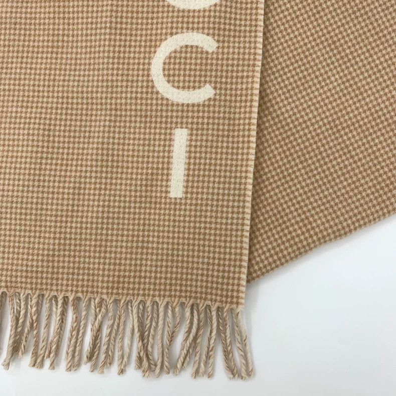 Gucci Gucci 23 styles of light brown checkered logo letter inlaid Size ONE SIZE - 5 Thumbnail