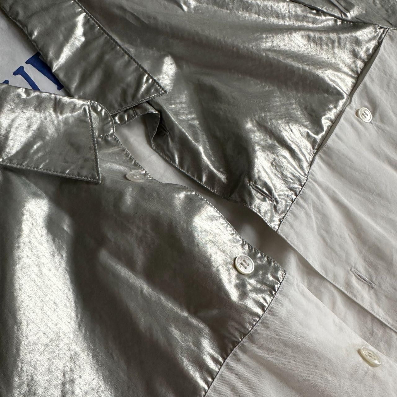 Raf Simons SS 2007 Raf Simons color block silver shirt Size US S / EU 44-46 / 1 - 2 Thumbnail