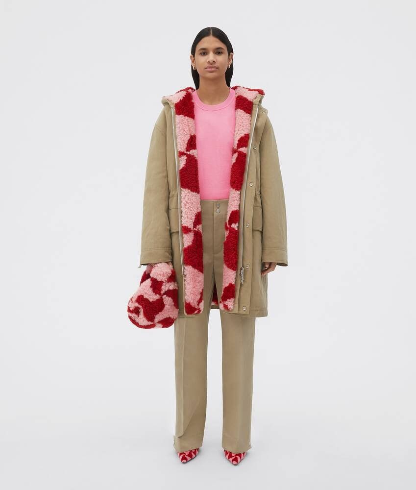 Bottega Veneta o1n1vont1224 Parka in Burlap Size S / US 4 / IT 40 - 4 Thumbnail
