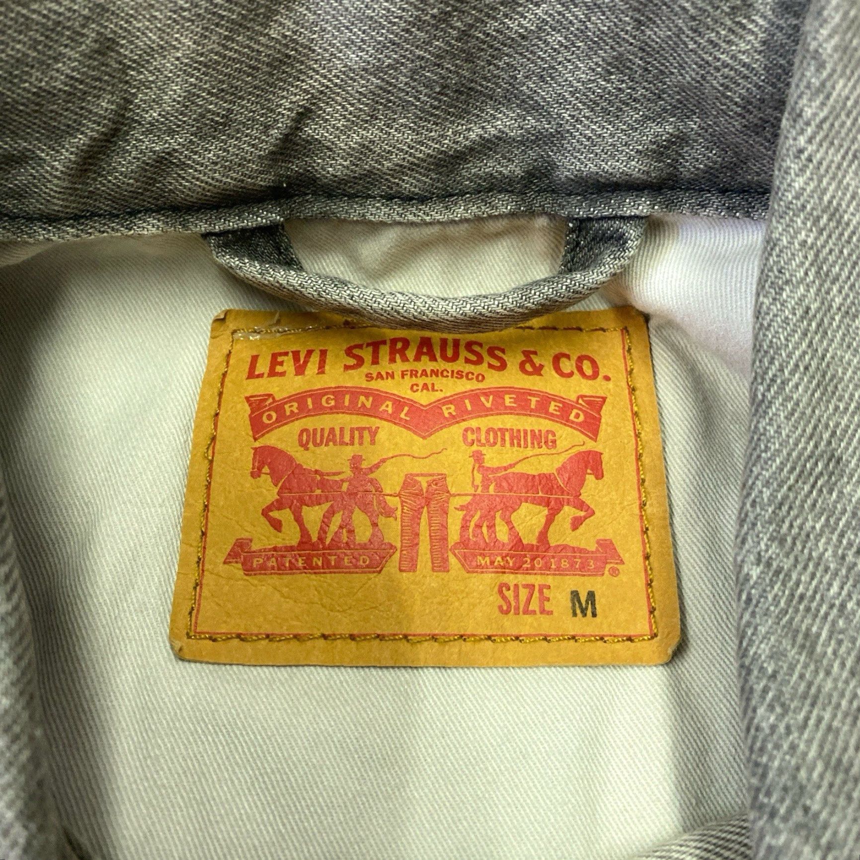 Levi's Levi's Sample Denim Trucker Jacket M Gray Mens Jacket Size US M / EU 48-50 / 2 - 3 Thumbnail