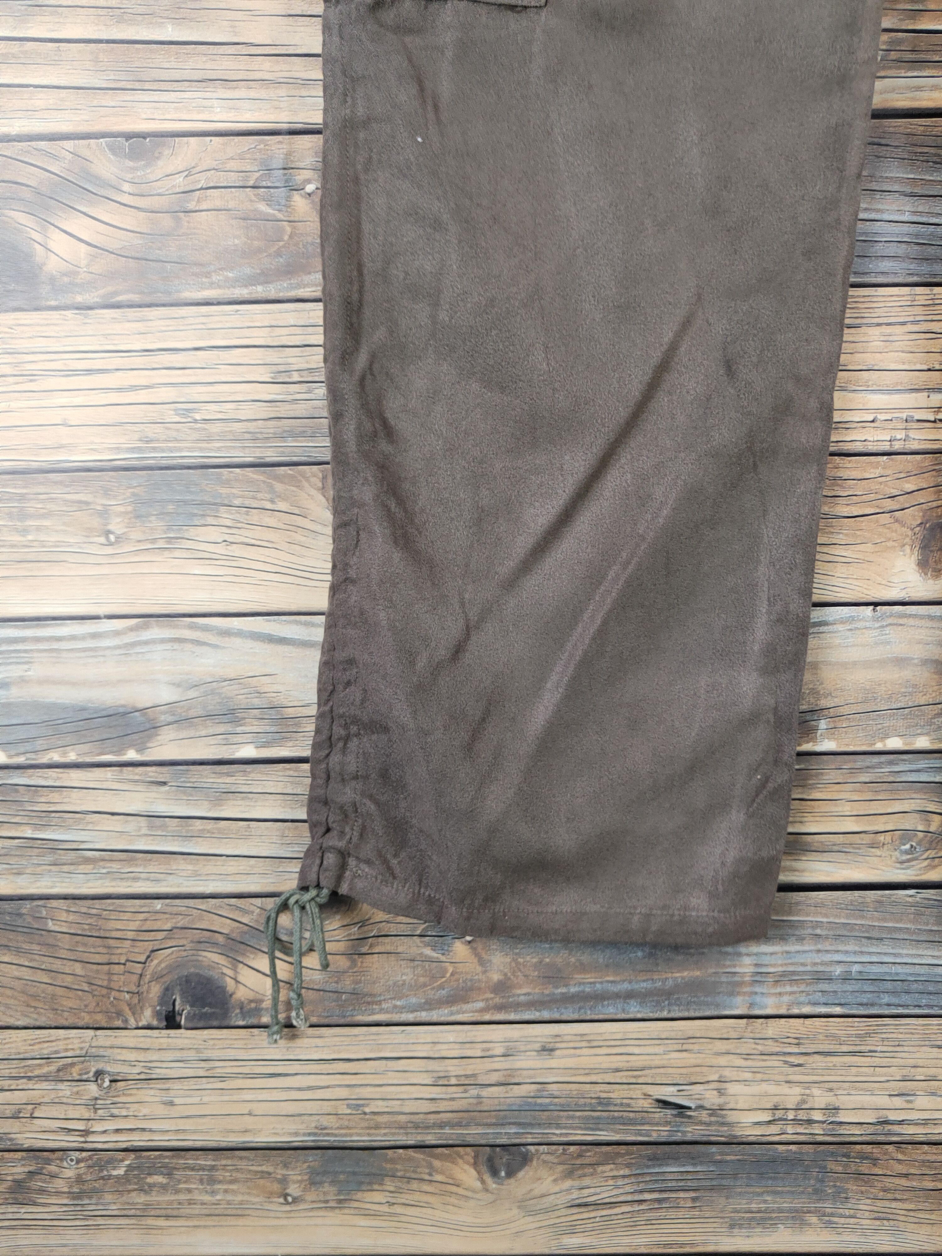 Japanese Brand DL Paleo Brown Multipocket Cargo Pants #2445 Size 31" - 9 Thumbnail