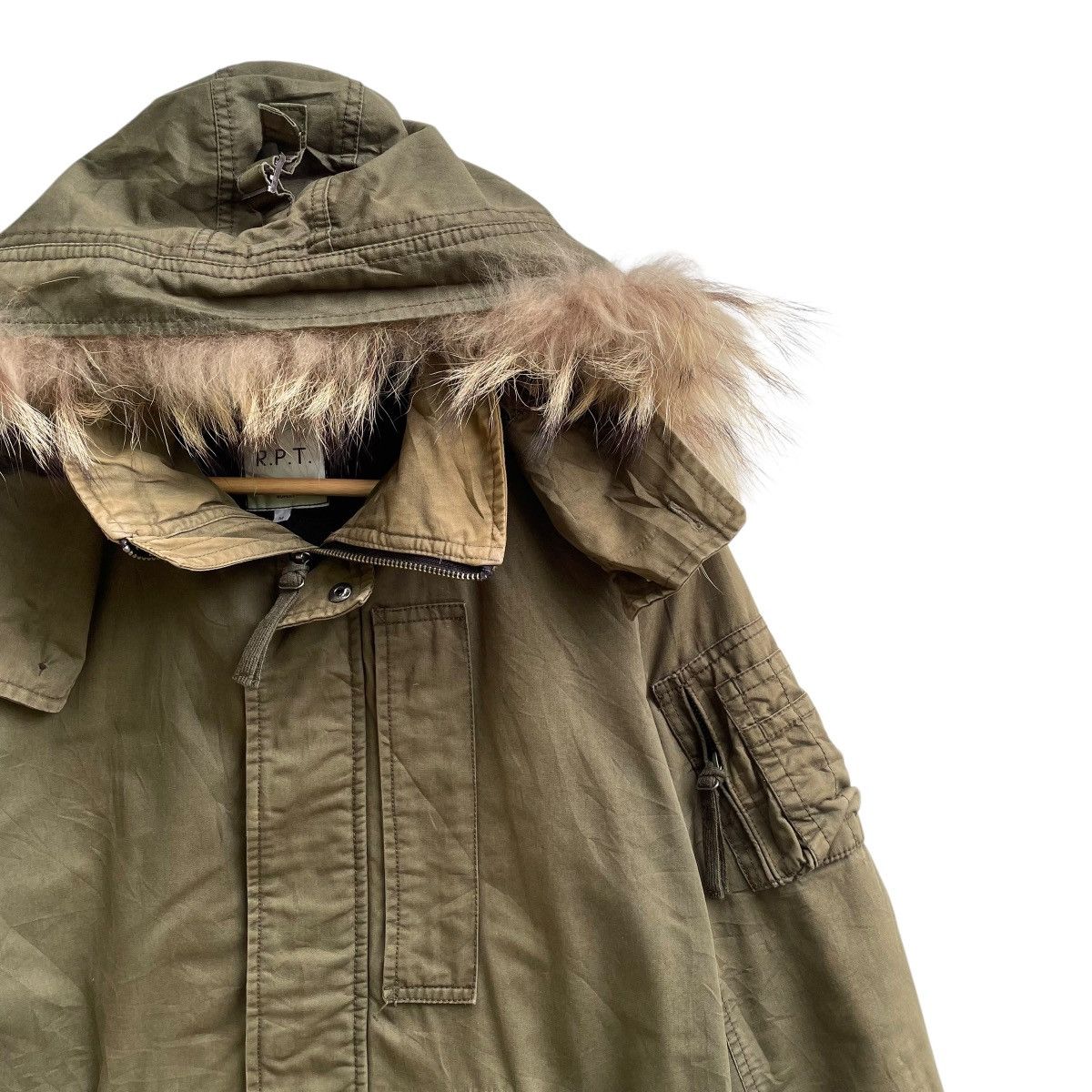 If Six Was Nine × Japanese Brand × Le Grande Bleu (L.G.B.) Japanese Brand Rupert Fur Coat Parka Fishtail Size M / US 6-8 / IT 42-44 - 4 Thumbnail