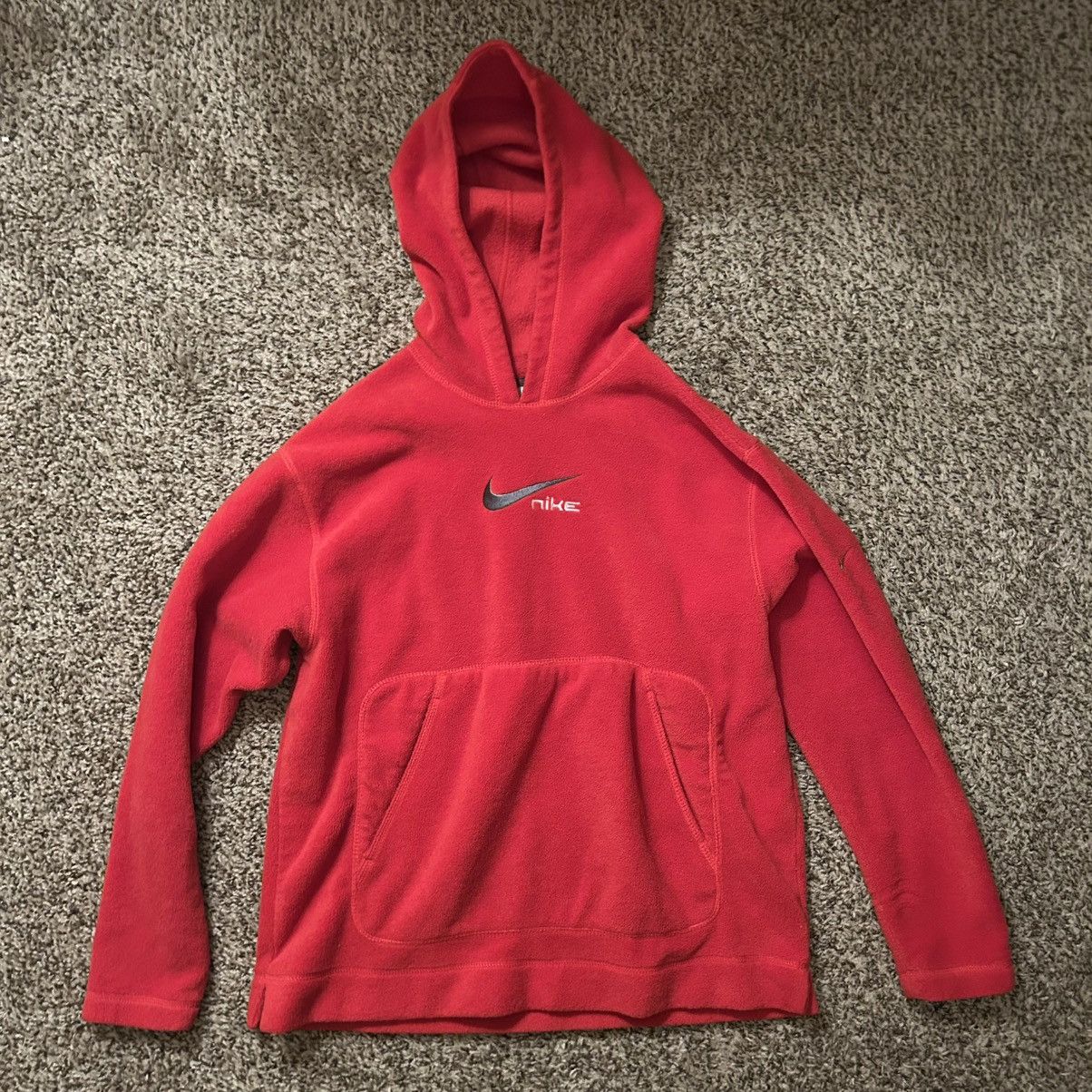 Nike Vintage Y2K Nike Fleece Hoodie Size US L / EU 52-54 / 3 - 1 Thumbnail