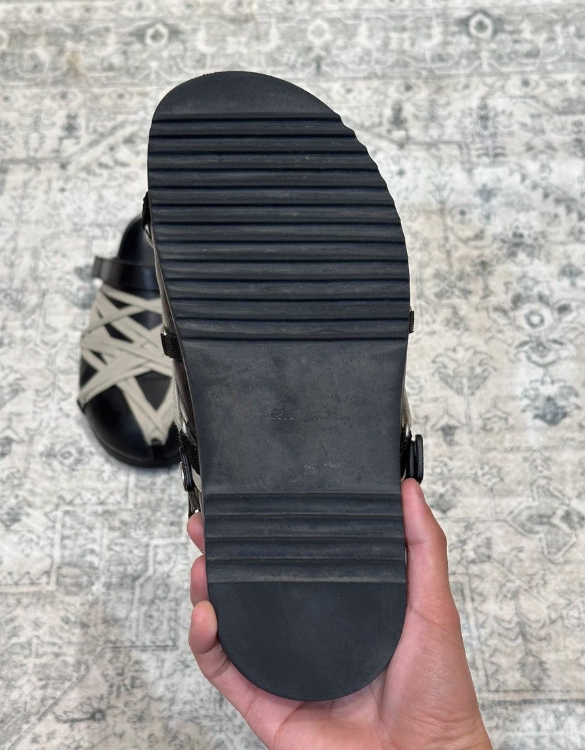 Rick Owens Rick Owens Mainline Black & White High-Top Converse Size US 8.5 / EU 41-42 - 6 Thumbnail