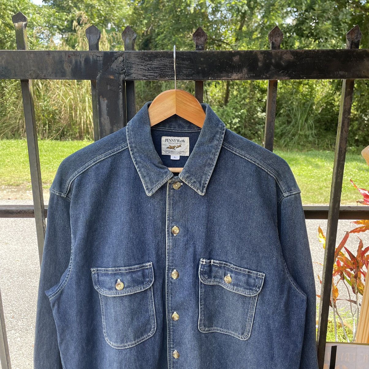 Designer × Japanese Brand 🔥🔥Penny Worth Double Pocket Corduroi Denim Chore Jacket Size US M / EU 48-50 / 2 - 3 Thumbnail