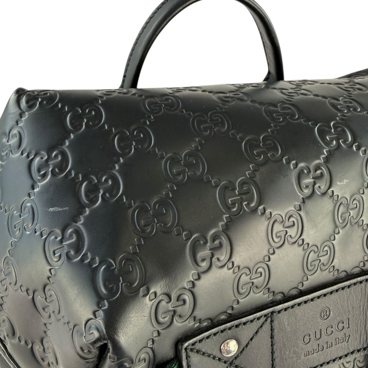 Gucci Gucci Guccissima Monogram Leather Backpack Size ONE SIZE - 12 Thumbnail