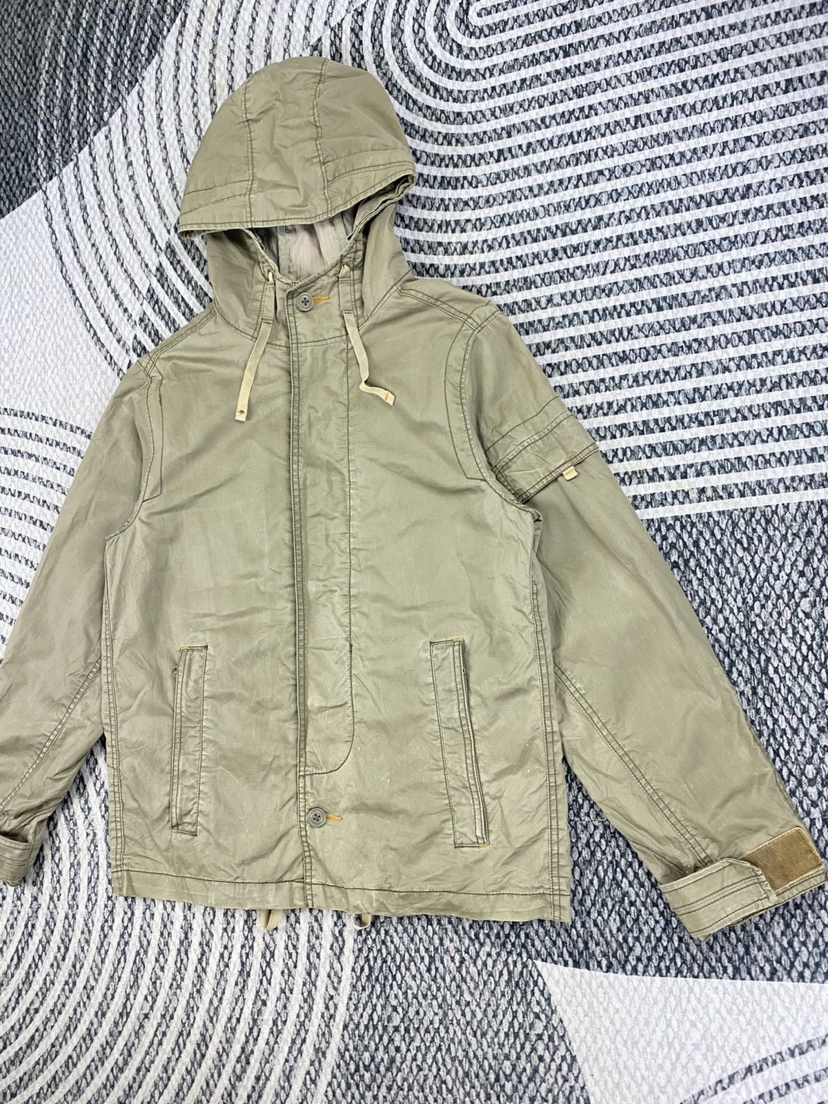 Gap Gap Military Style Hooded Jacket Size US M / EU 48-50 / 2 - 4 Thumbnail