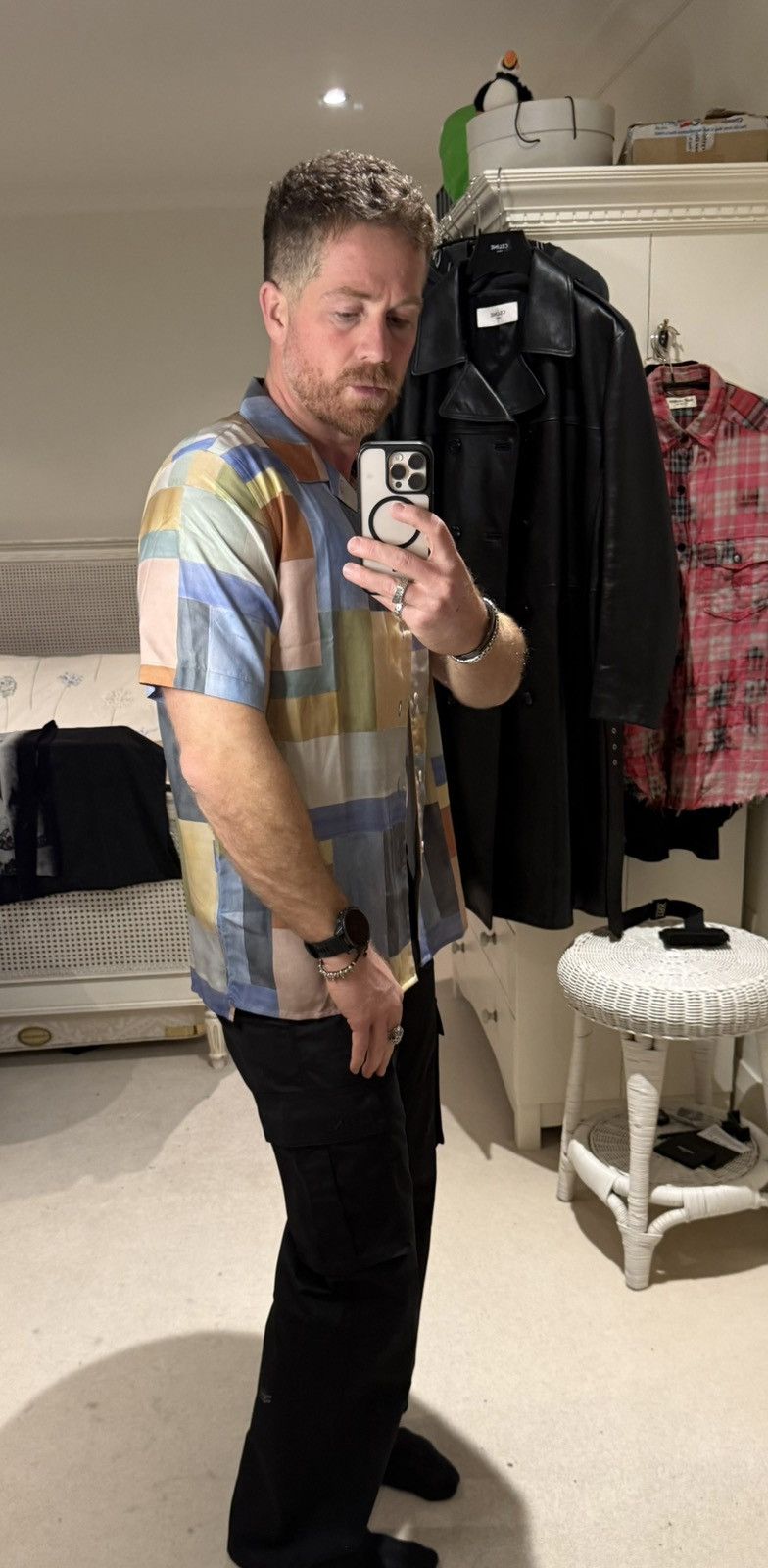 Paul Smith Paul Smith short sleeve Hawaiian shirt M watercolour Size US M / EU 48-50 / 2 - 6 Thumbnail