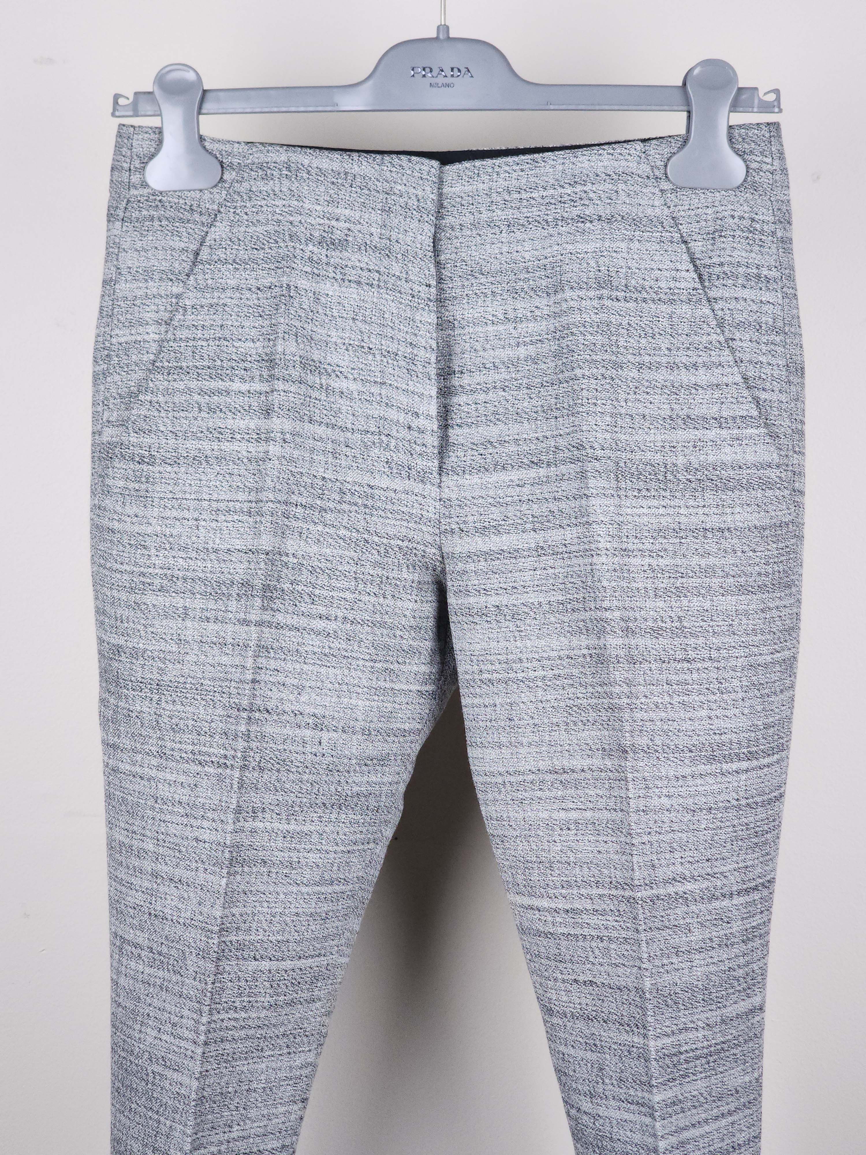 Balenciaga S/S 2011 Ghesquière Textured Tapered Pants FR36/US6 Size 28" / US 6 / IT 42 - 2 Thumbnail