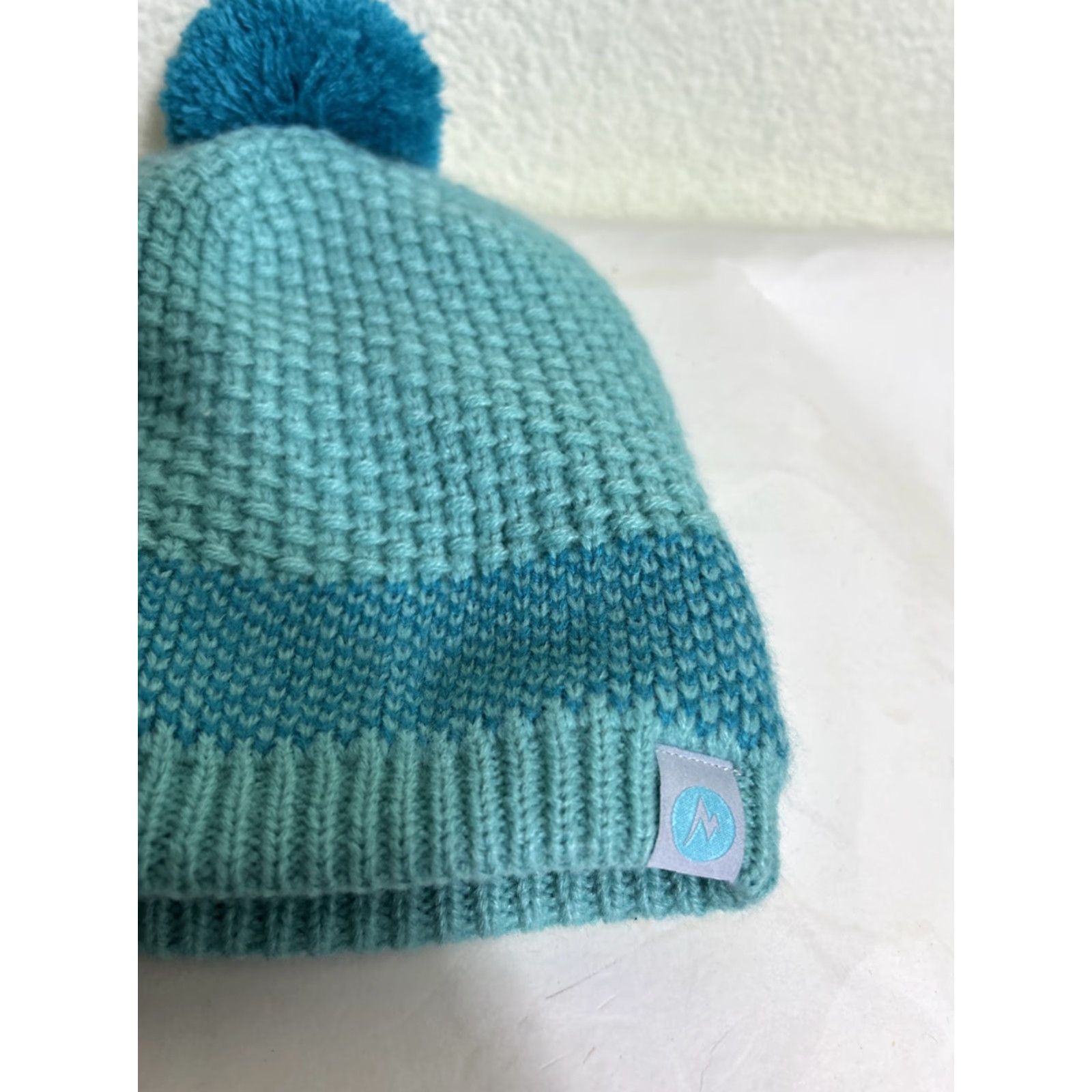 Merrell **Merrell Teal Pom Pom Beanie Women's Acrylic One Size** User: Merrell Teal Pom Pom Beanie Women's Acrylic One Size Size ONE SIZE - 3 Thumbnail