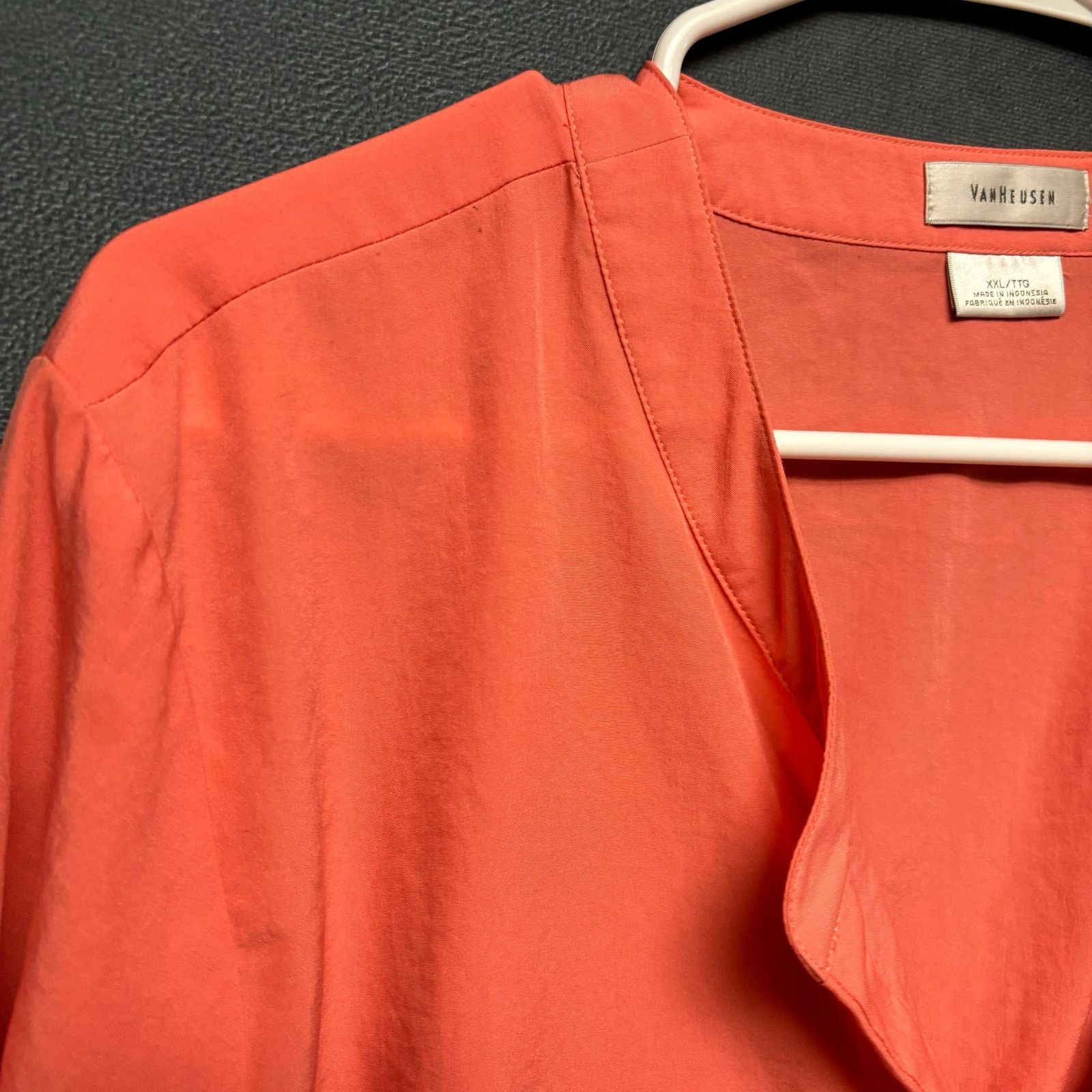Van Heusen Van Heusen Blouse Womens XXL Plus Size Comfy Casual Business Size XXL / US 16-18 / IT 52-54 - 4 Thumbnail