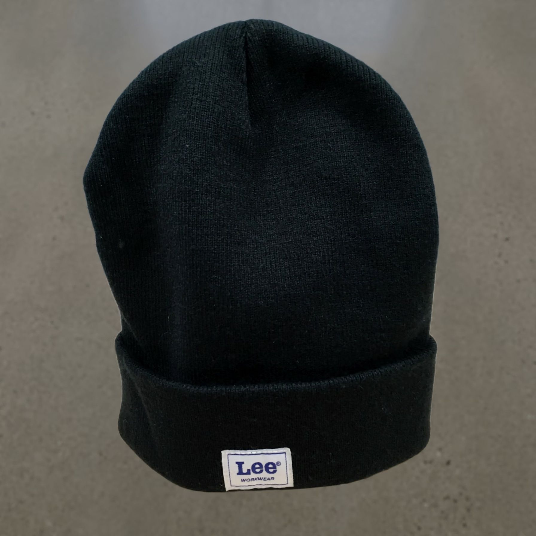 Lee Lee Beanie Mens One Size Black Cuffed Knitted Winter Hat Stretch Casual Workwear Size ONE SIZE - 1 Thumbnail