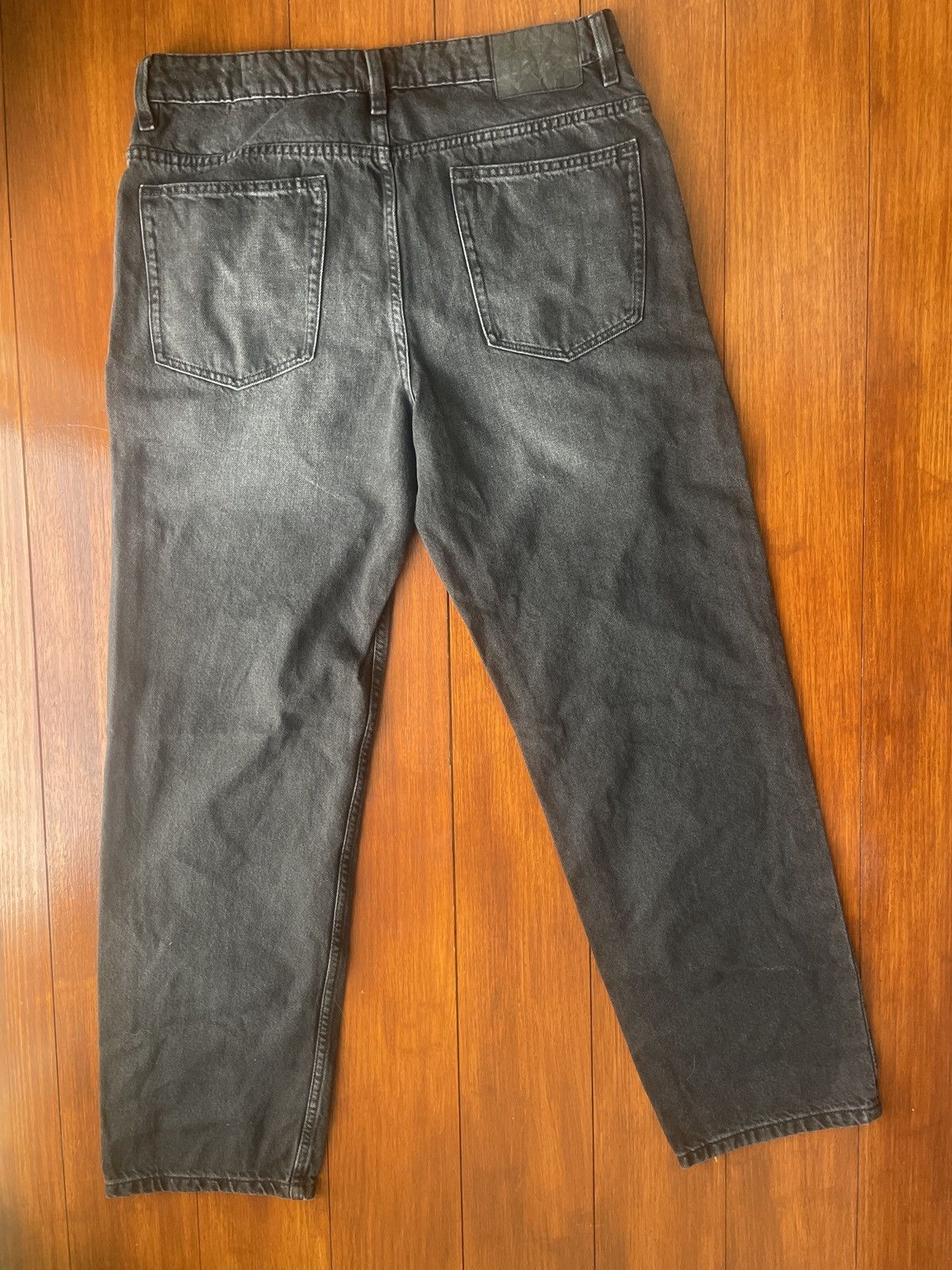 Cotton On Baggy Black Washed Jeans Size US 34 / EU 50 - 2 Thumbnail
