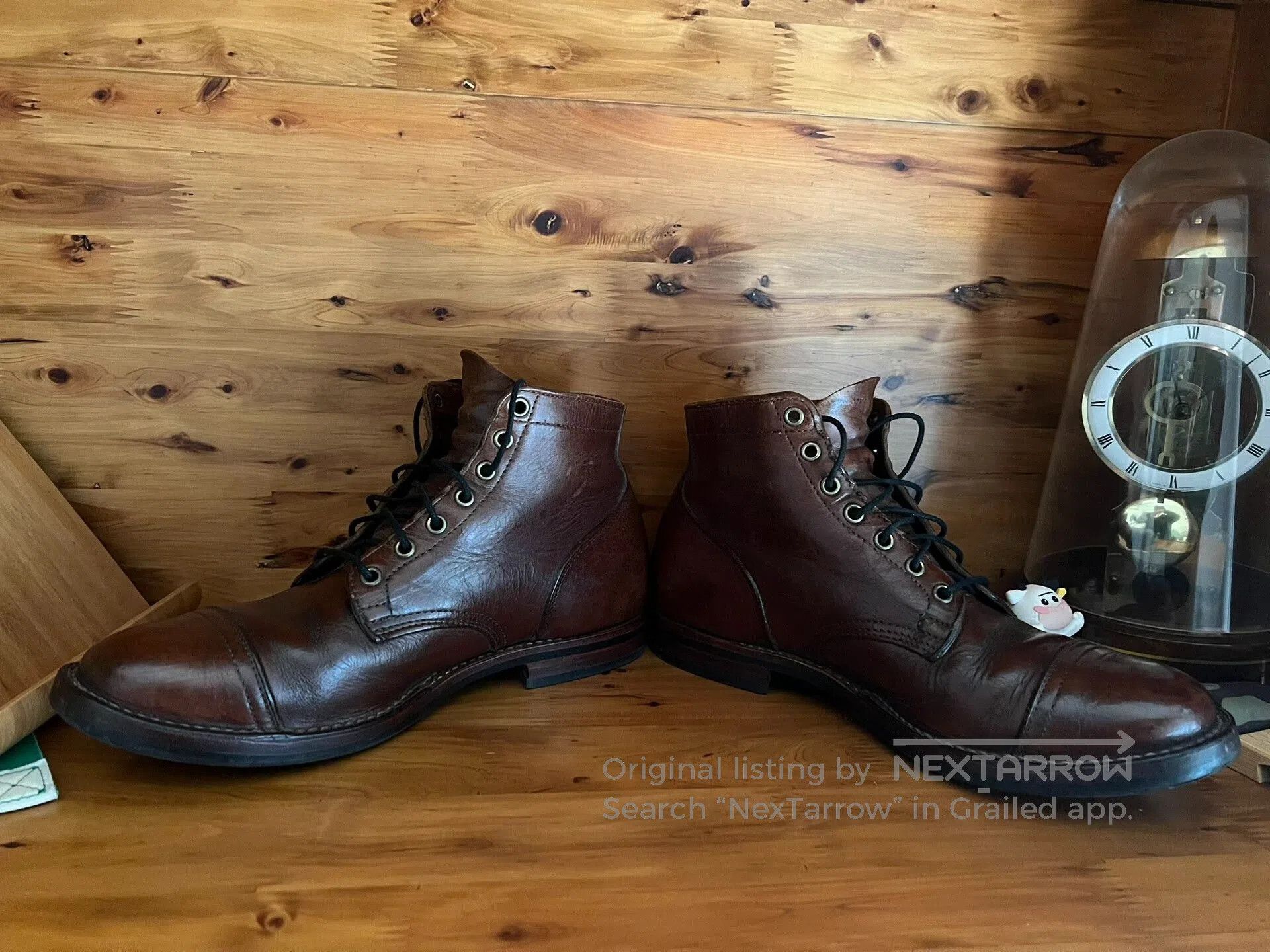 Viberg viberg 2030 caramel brown leather work boots. Size US 8.5 / EU 41-42 - 5 Thumbnail