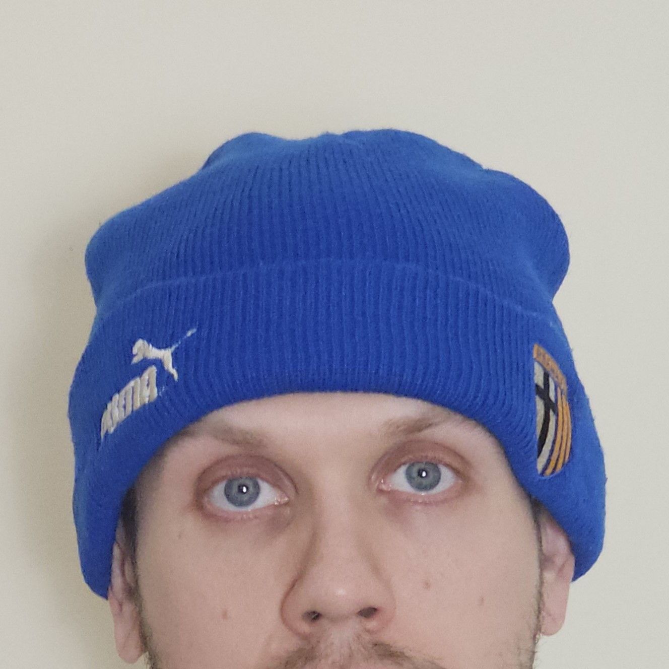 Puma Vintage 90s RARE Puma x Parma Football Beanie Size ONE SIZE - 3 Thumbnail