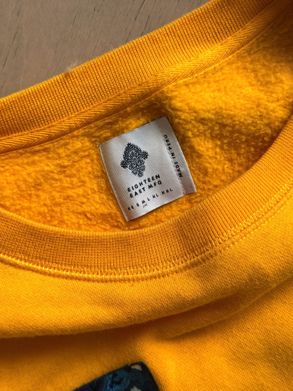 18 East 18 East Yellow Crewneck Sweatshirt Size US M / EU 48-50 / 2 - 2 Thumbnail