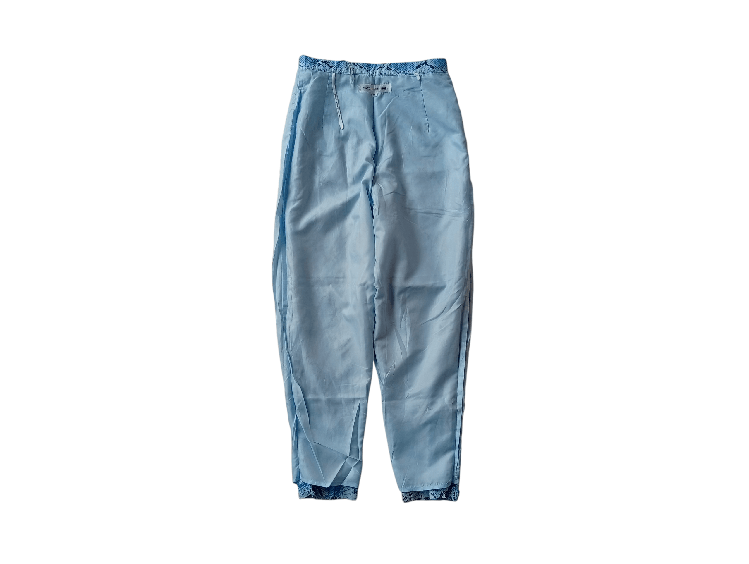 Hanae Mori Vivid Hanae Mori blue python pattern pants Size 26" / US 2 / IT 38 - 7 Thumbnail