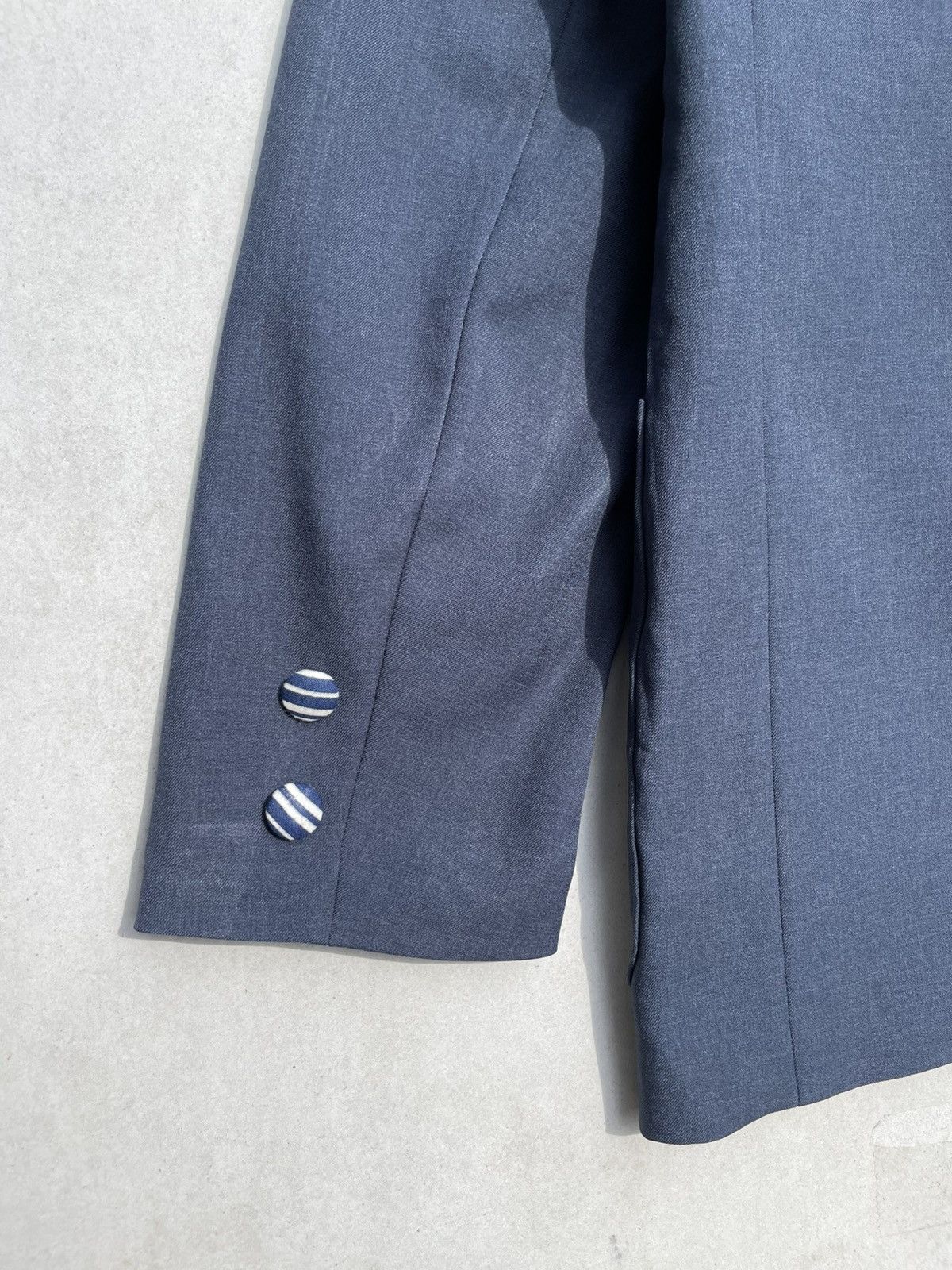 Japanese Brand 🔥Accept Binding 🔥 Uniqlo U Blazer With Striped Patch Pockets Size US XL / EU 56 / 4 - 6 Thumbnail