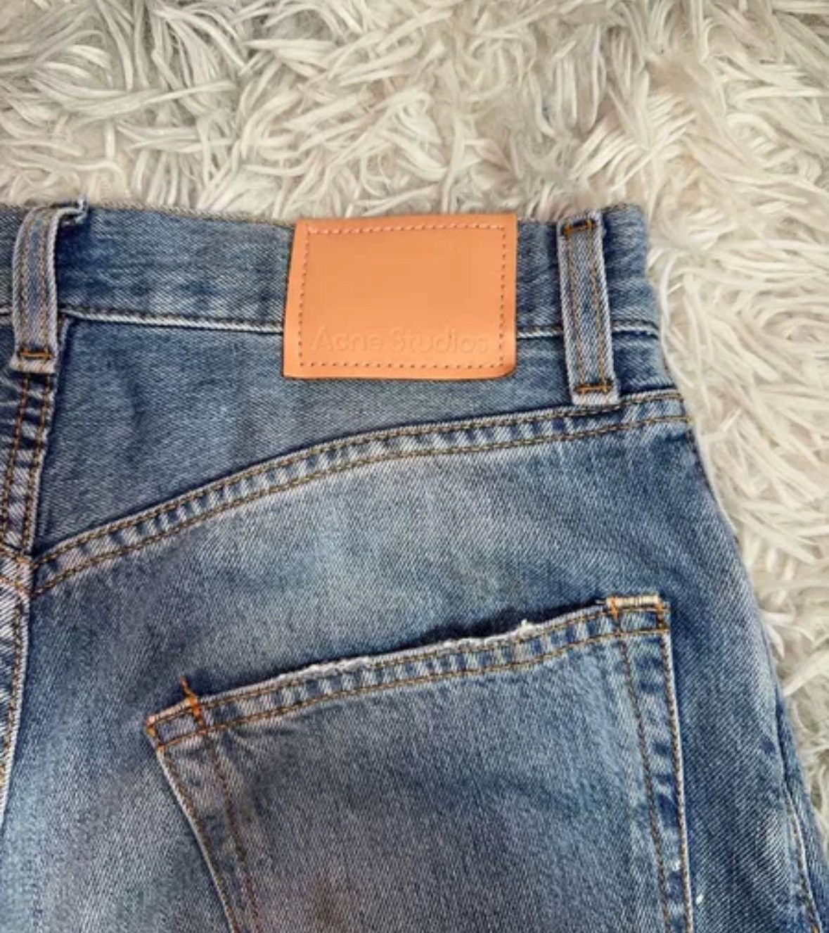Acne Studios Acne studios Blue ink mud dyed jeans 2412-Nextarrow Size US 34 / EU 50 - 4 Thumbnail