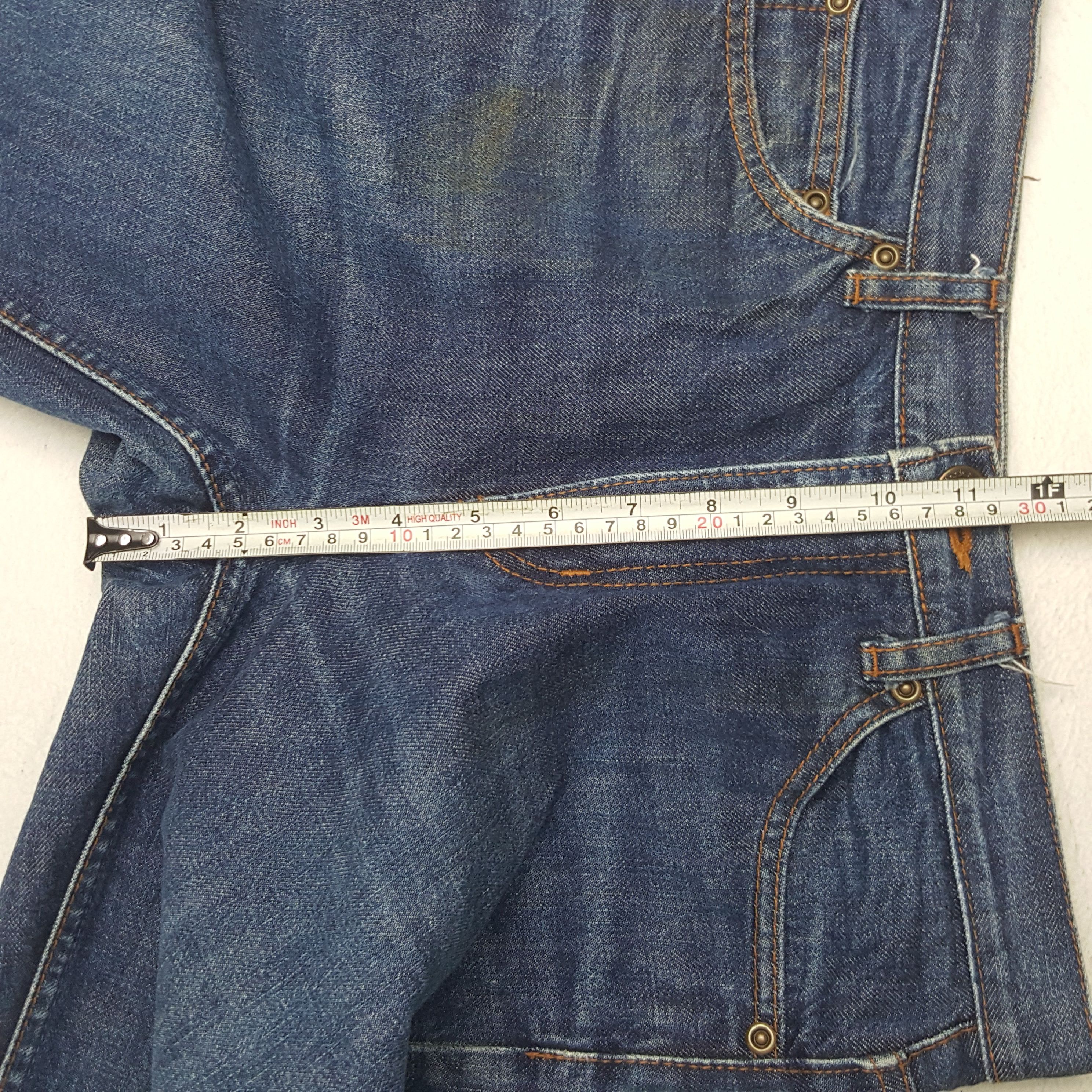 Hysteric Glamour × Japanese Brand × Vintage Vintage Hysteric Glamour Custom Art Denim Jeans Size US 31 - 8 Thumbnail
