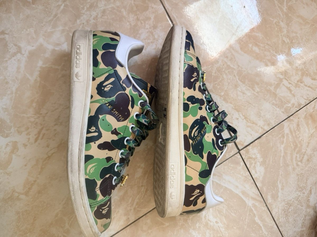 Adidas BAPE X Adidas Stan Smith ‘30th Anniversary-ABC Camo’ Size US 8.5 / EU 41-42 - 3 Thumbnail