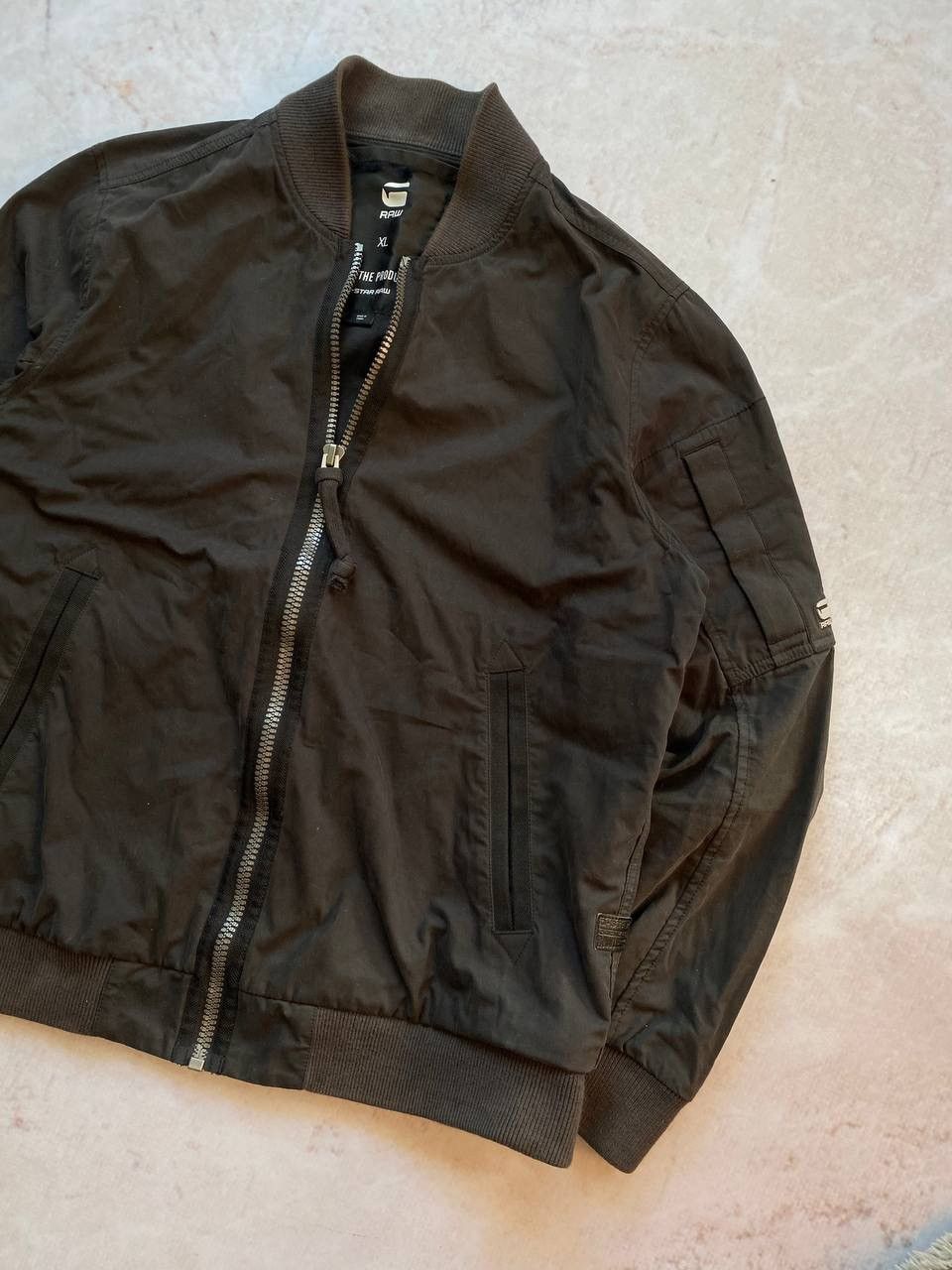 G-Star × Vintage Vintage G-Star Raw Bomber Jacket Size US XL / EU 56 / 4 - 2 Thumbnail