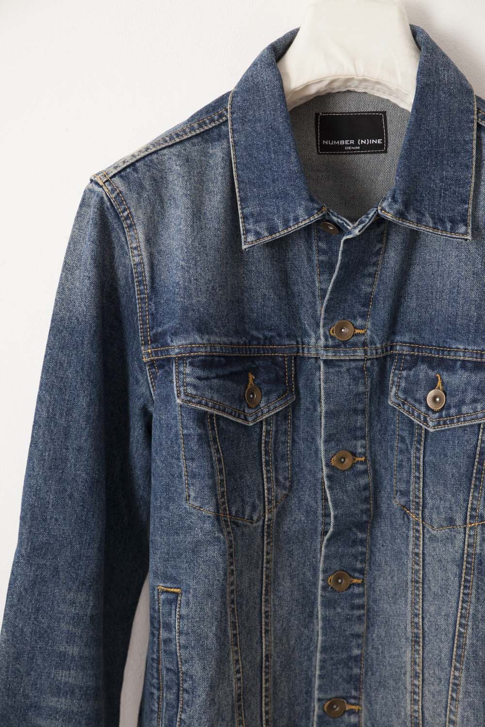 Number (N)ine Washed denim jacket Size US S / EU 44-46 / 1 - 2 Thumbnail