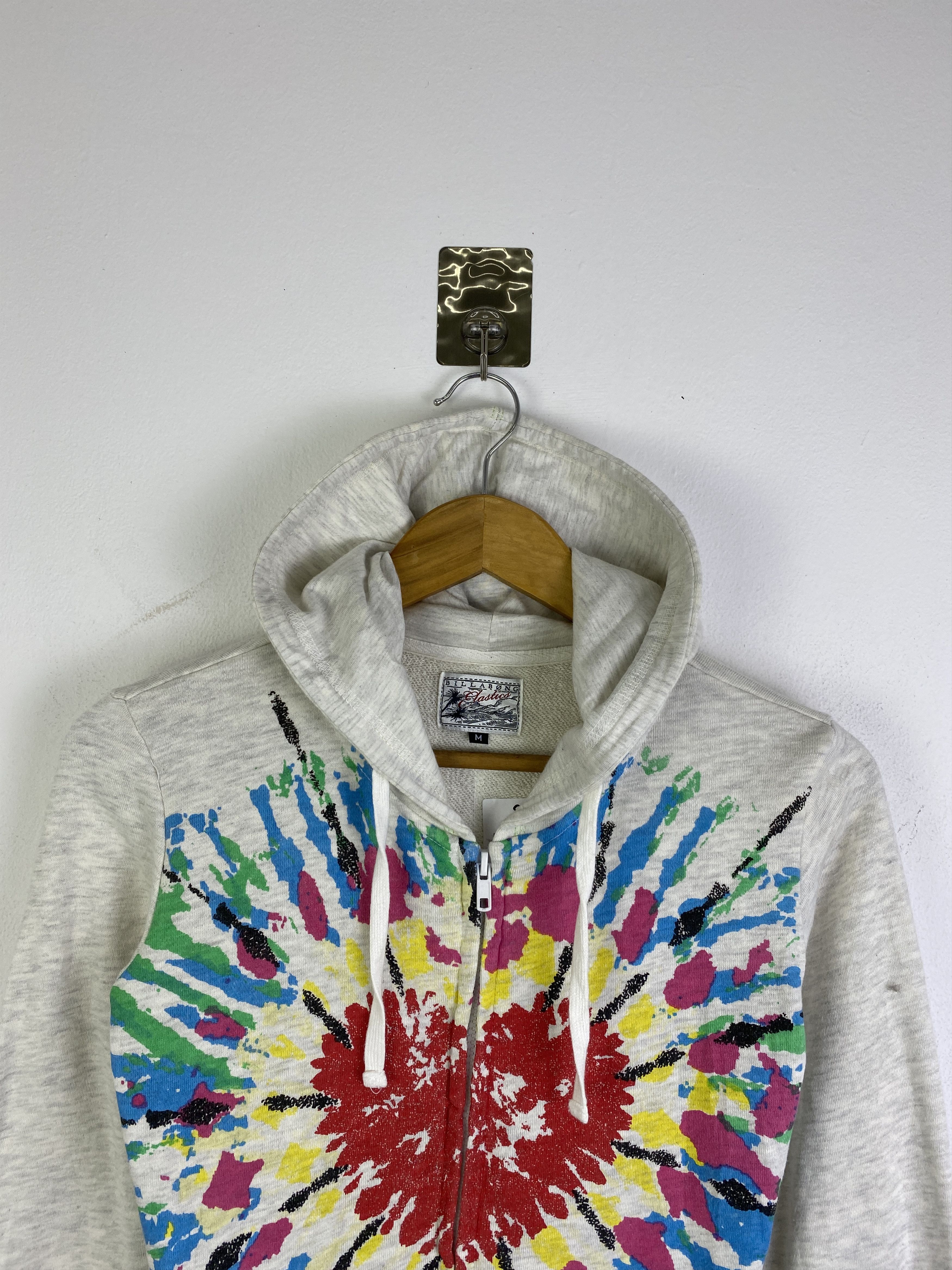 Billabong Vintage Billabong Tie Dye Hoodie SH0313 Size US M / EU 48-50 / 2 - 2 Thumbnail