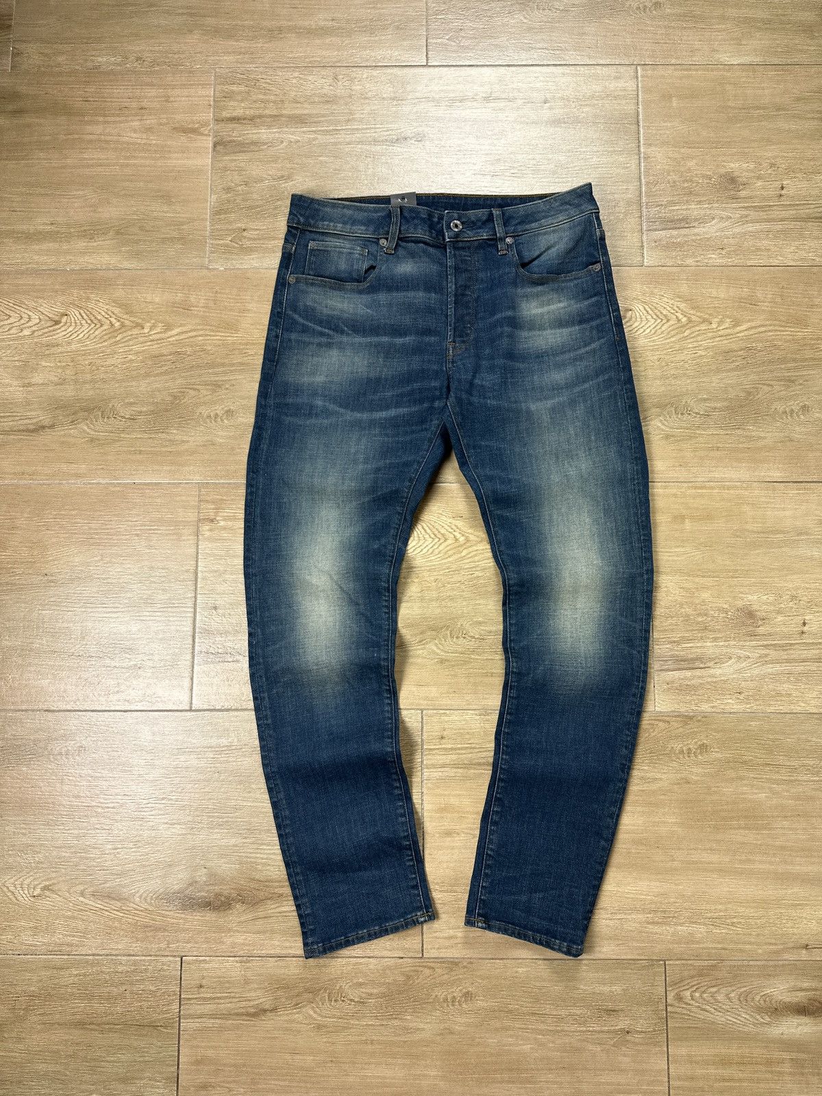 G-Star NEW🏷️ G-Star Raw 3301 Slim Denim Jeans Size US 33 - 1 Thumbnail