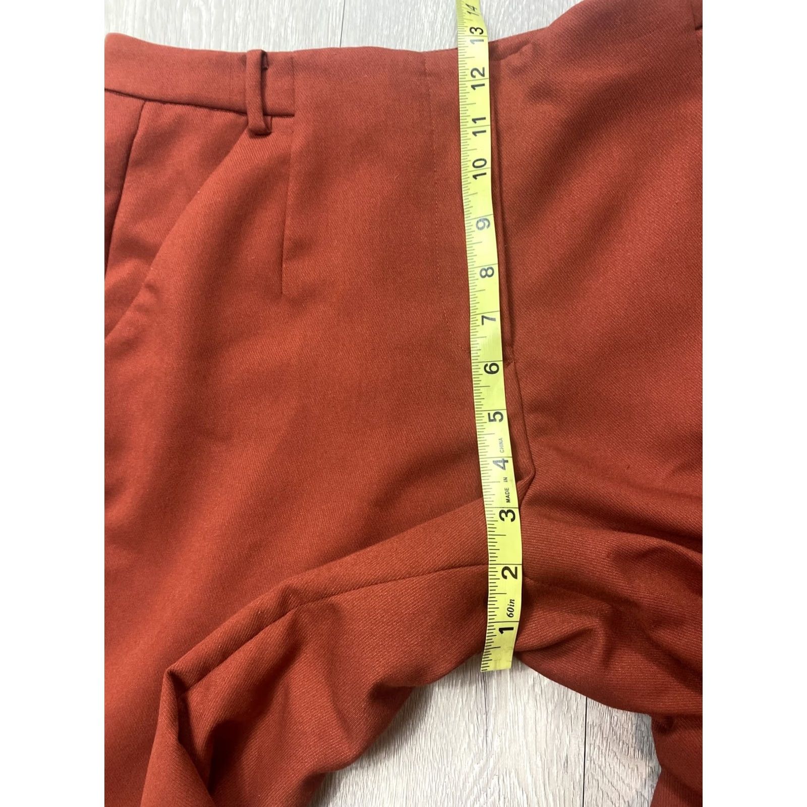Vince Camuto Vince Camuto Crop Summer Pants Capri Wide Leg Unique Rust 4 Women’s Pants Wide-Leg Summer 21.5 Inseam Pockets Regular Women Size 27" / US 4 / IT 40 - 4 Thumbnail