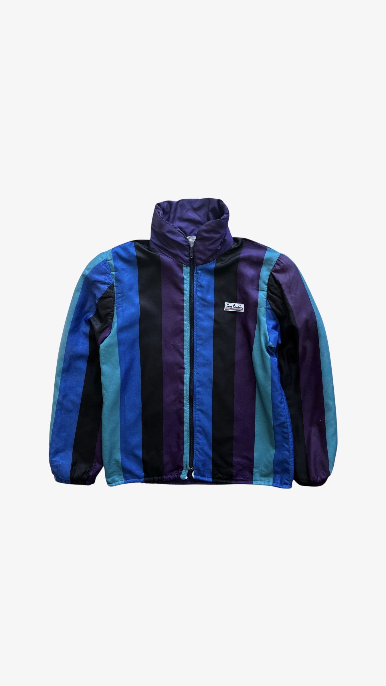 Pierre Cardin Vintage 80s Men's Pierre Cardin Striped Track Jacket Size US S / EU 44-46 / 1 - 1 Thumbnail
