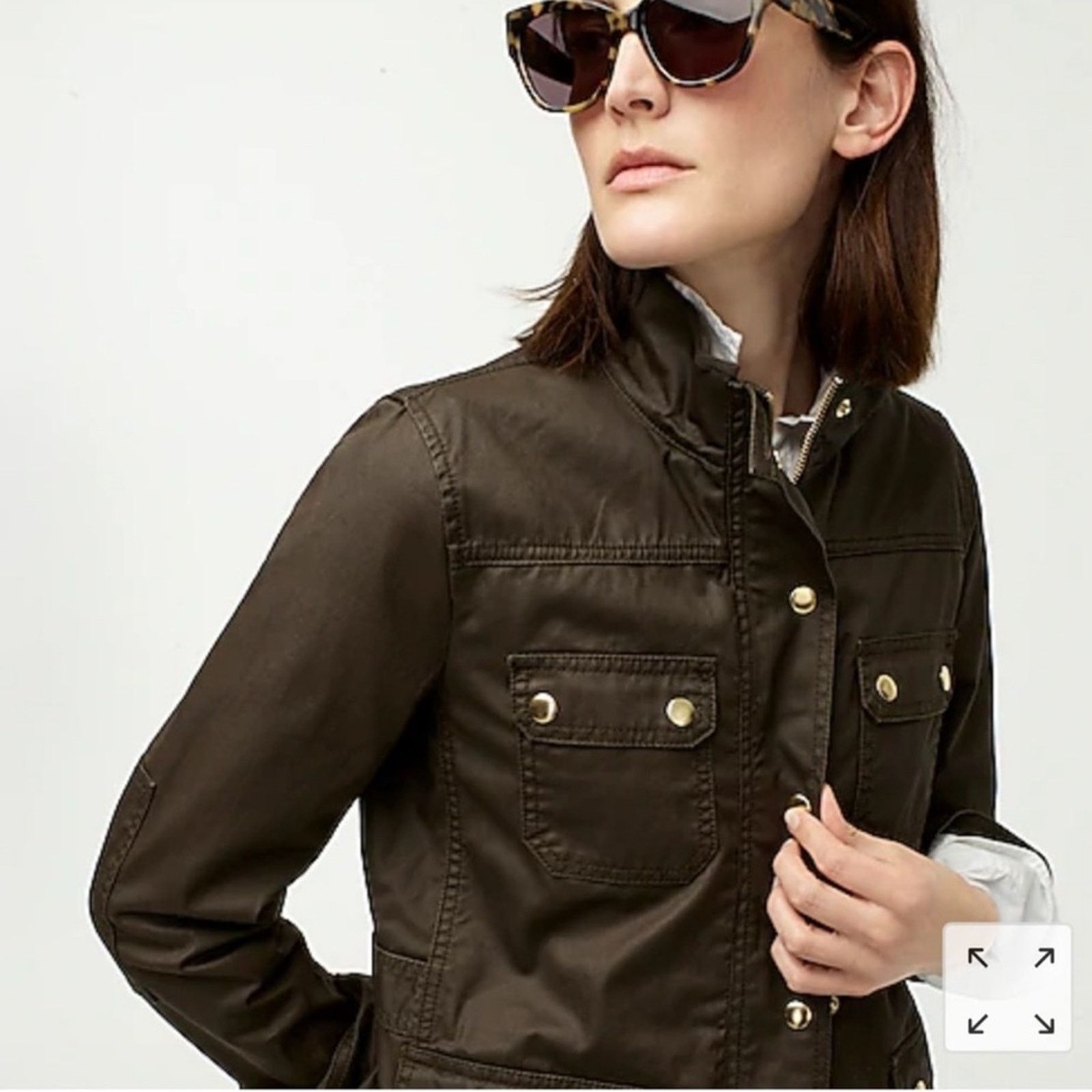 J.Crew J. Crew Downtown Field Utility Military Wax Jacket Size XS / US 0-2 / IT 36-38 - 3 Thumbnail