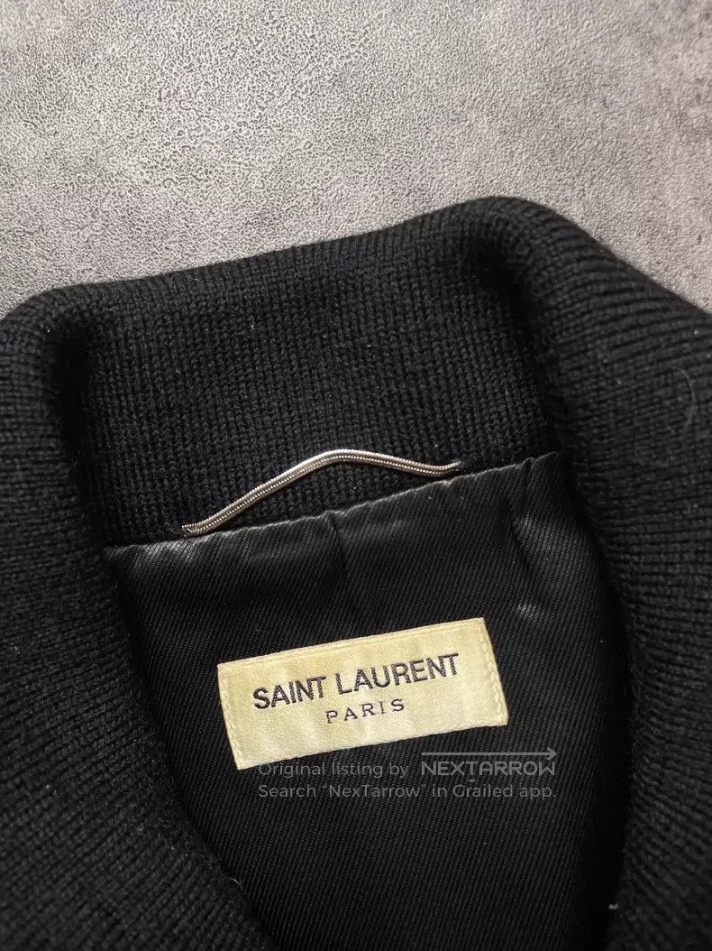 Saint Laurent Paris Saint Laurent Paris Dark Leopard Print Wool Patchwork Jack Size US M / EU 48-50 / 2 - 4 Thumbnail