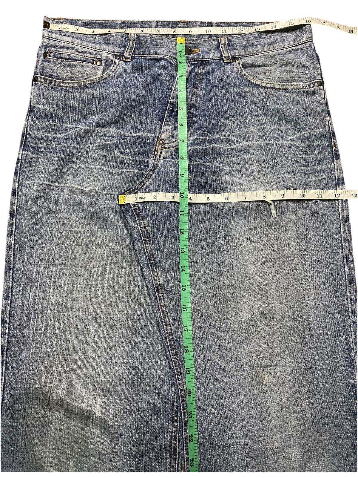 Japanese Brand Vtg Japanese Brand Intermezzo Thunder Distressed Baggy Jeans Size US 32 / EU 48 - 12 Thumbnail