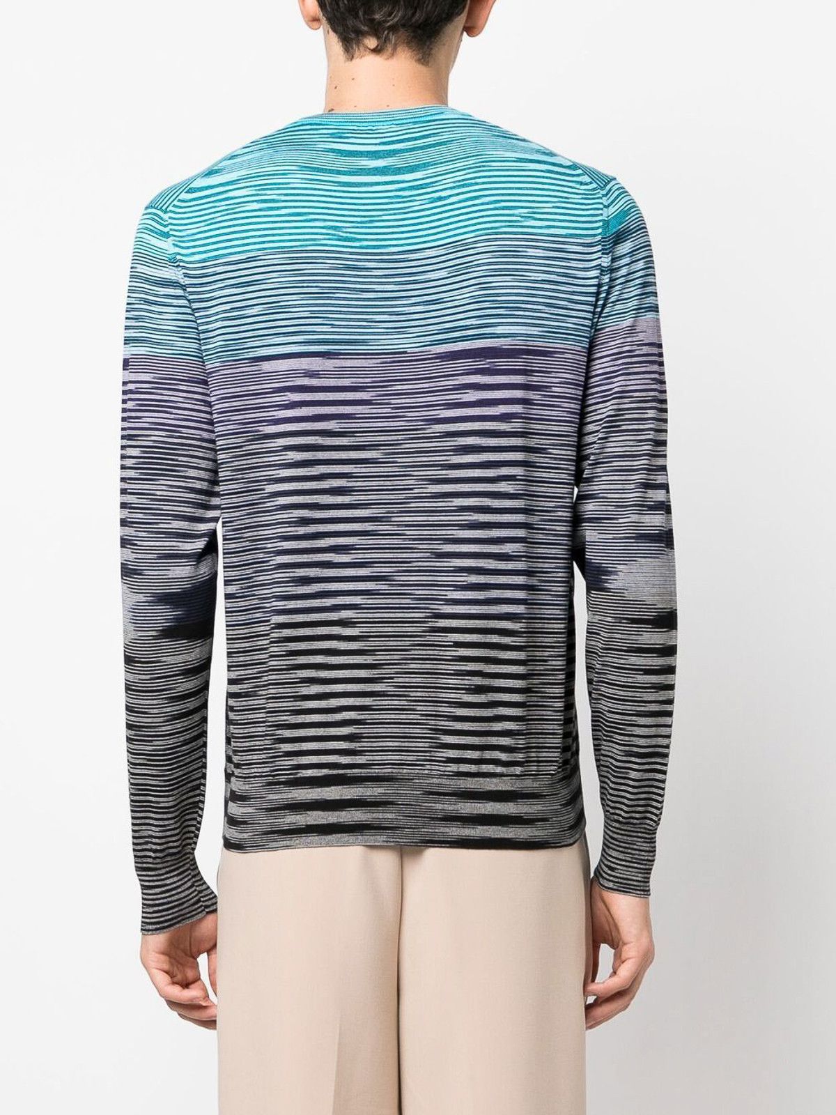 Missoni o1y0225 Crewneck Sweater in Multicolor Size US L / EU 52-54 / 3 - 4 Thumbnail