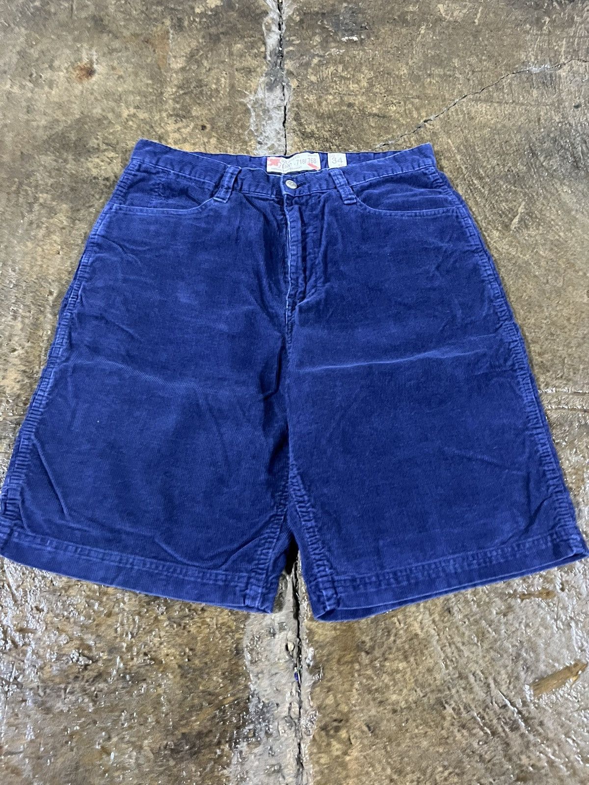 JNCO × Southpole × Vintage Crazy Vintage Y2K Baggy Corduroy Cargo Shorts JNCO Skater Size US 34 / EU 50 - 4 Thumbnail