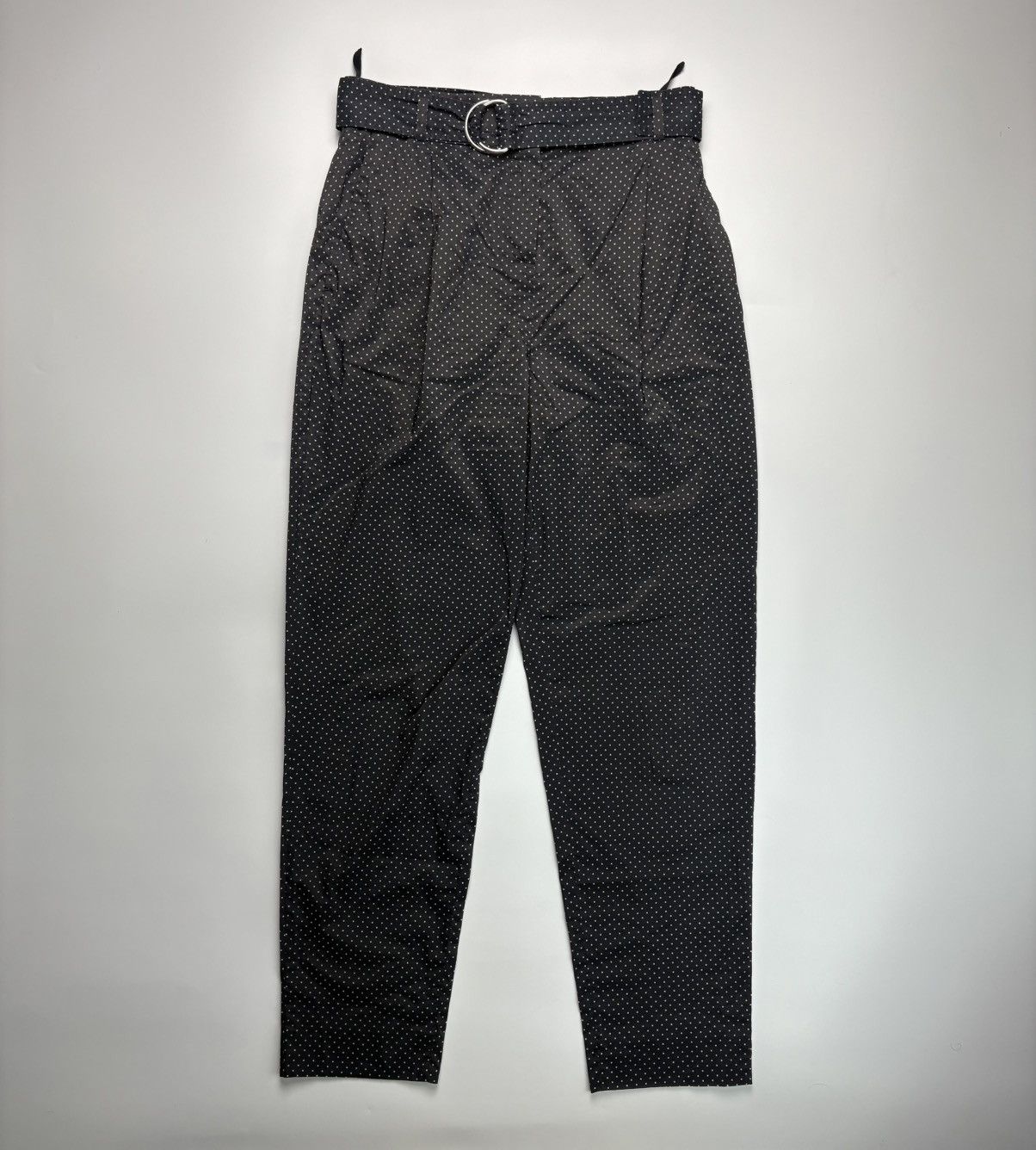 Celine Celine Phoebe Philo Polka Lightweight Belted Trousers Size 26" / US 2 / IT 38 - 1 Thumbnail