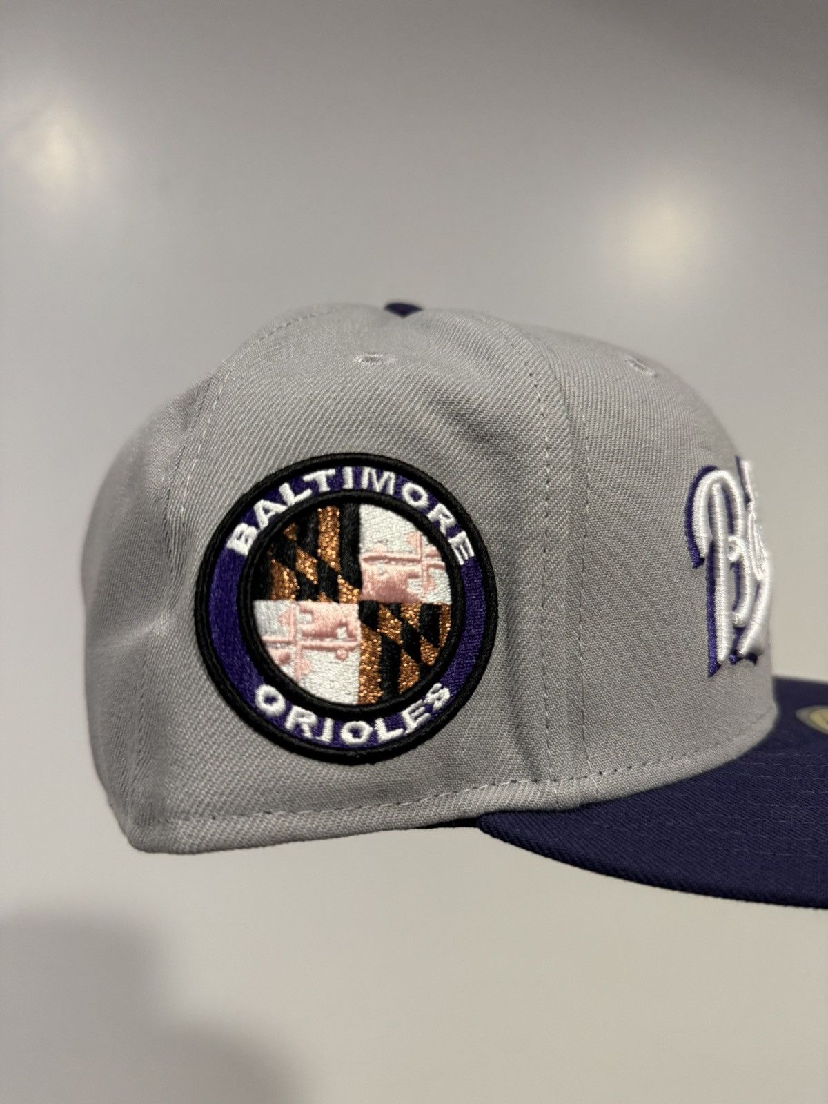 Hat Club × MLB × New Era Hatclub Exclusive Baltimore Orioles Baltimore Script 7 3/8 Size ONE SIZE - 2 Thumbnail