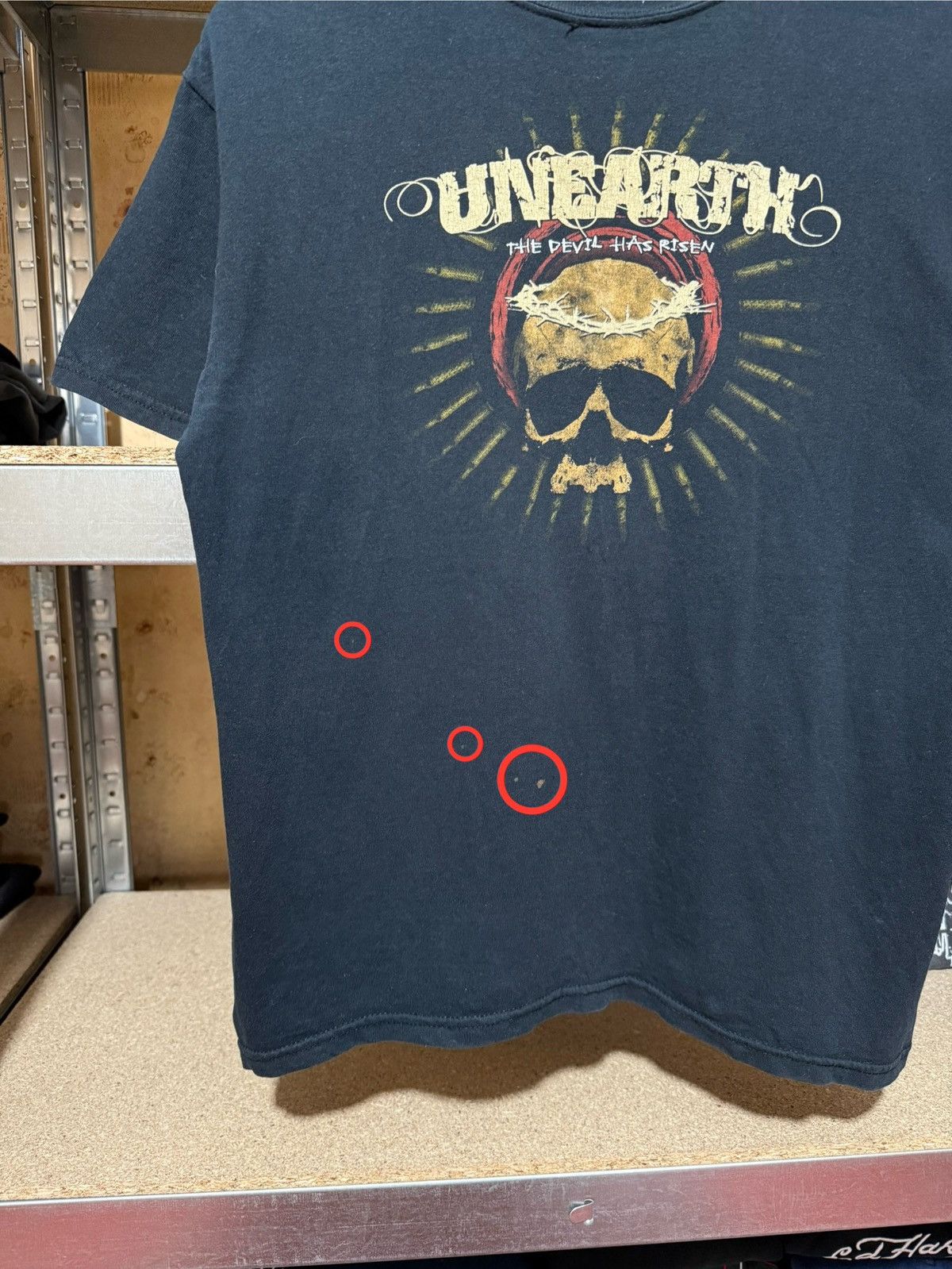 Band Tees × Vintage Vintage 2006 Unearth The Devil Has Risen Rock Band T-Shirt Size US M / EU 48-50 / 2 - 5 Thumbnail