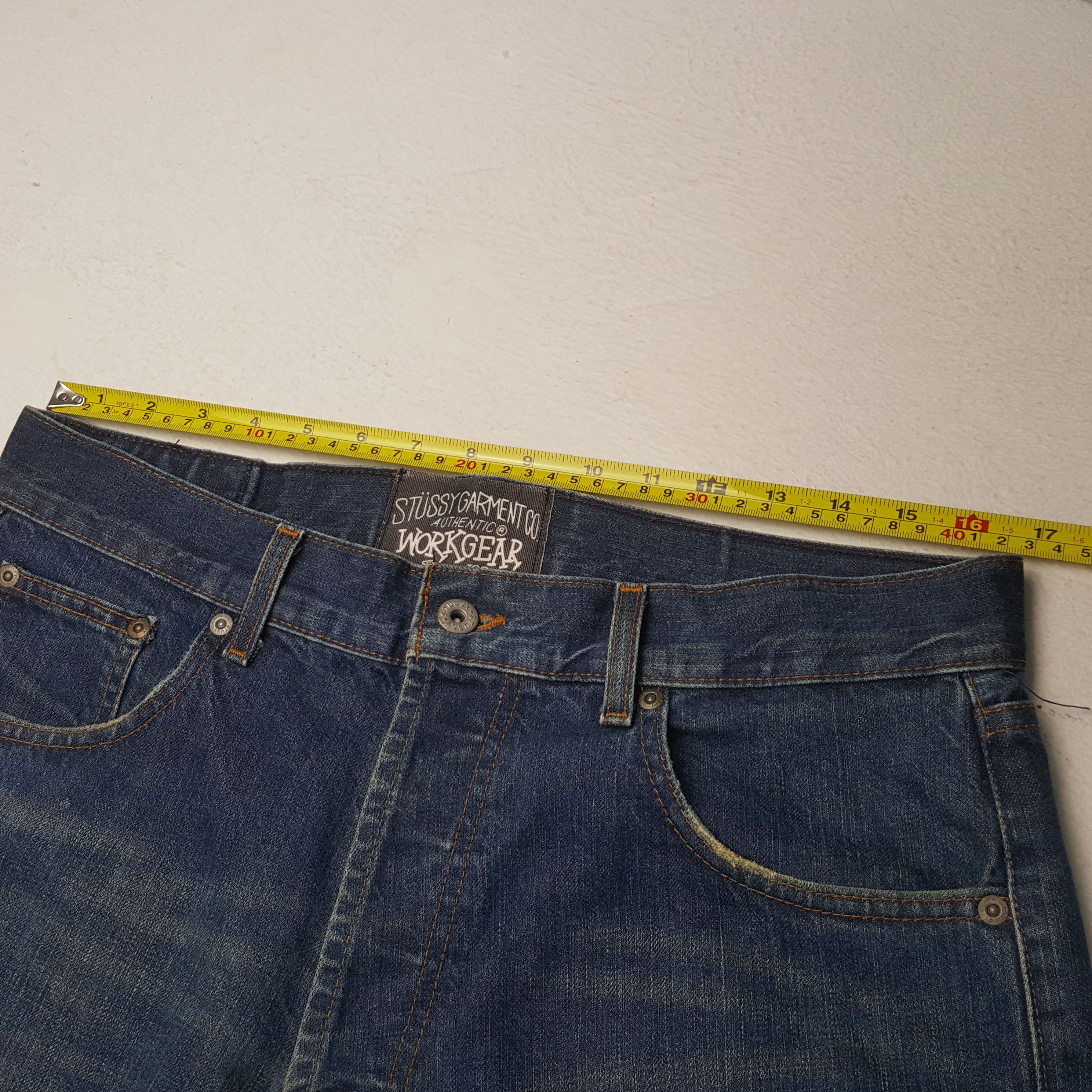 Stussy STUSSY Streetwear Skateboard Custom Art Jeans C297N3 Size US 33 - 7 Thumbnail