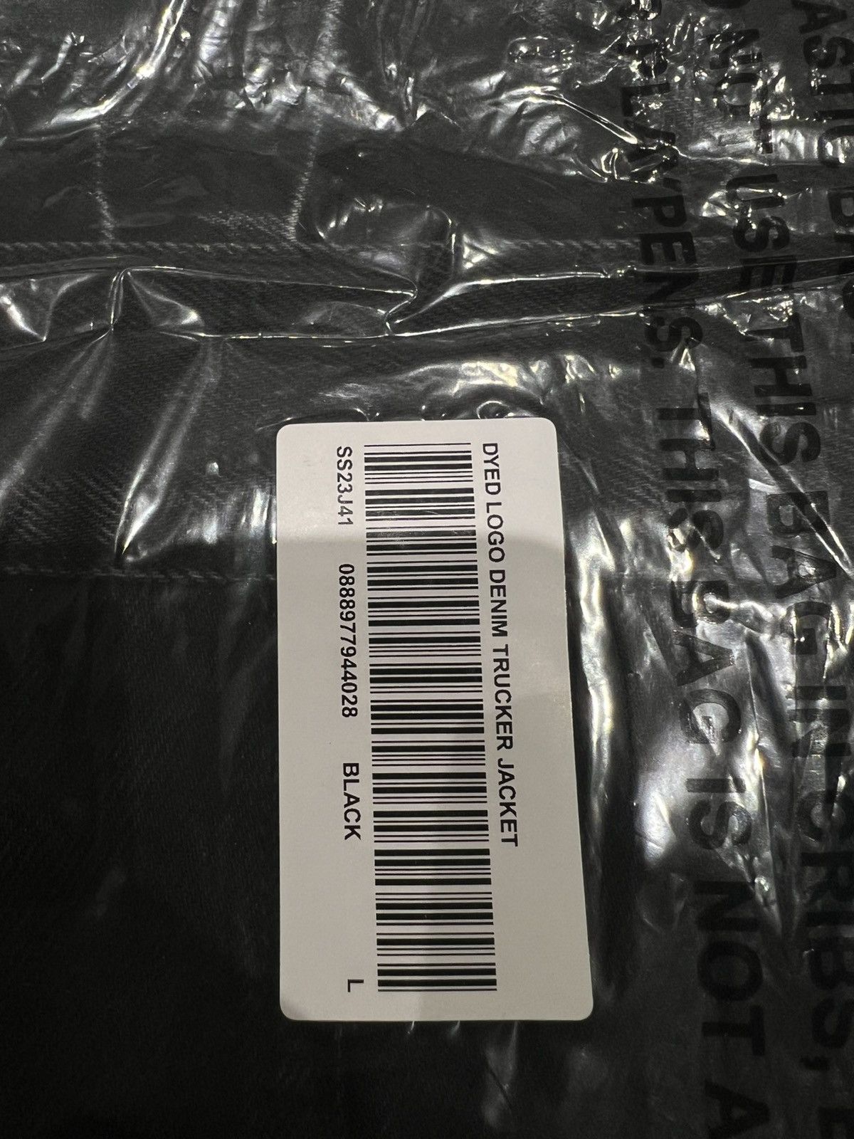 Supreme Supreme Shibori Denim Trucker Jacket Black Large Size US L / EU 52-54 / 3 - 5 Thumbnail