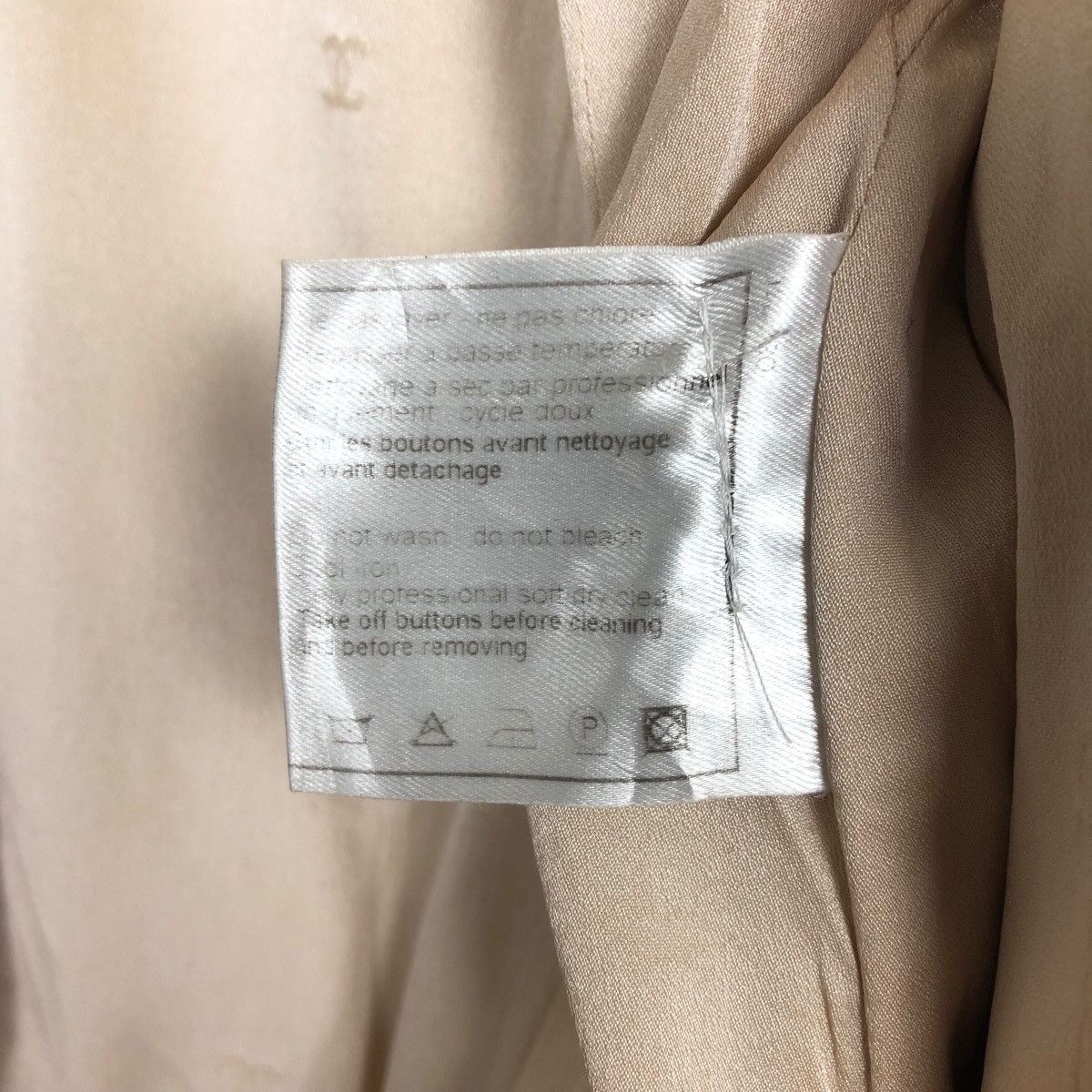 Chanel Vintage Chanel S/S1999 Single Breasted Laine Wool Coat Size S / US 4 / IT 40 - 17 Thumbnail
