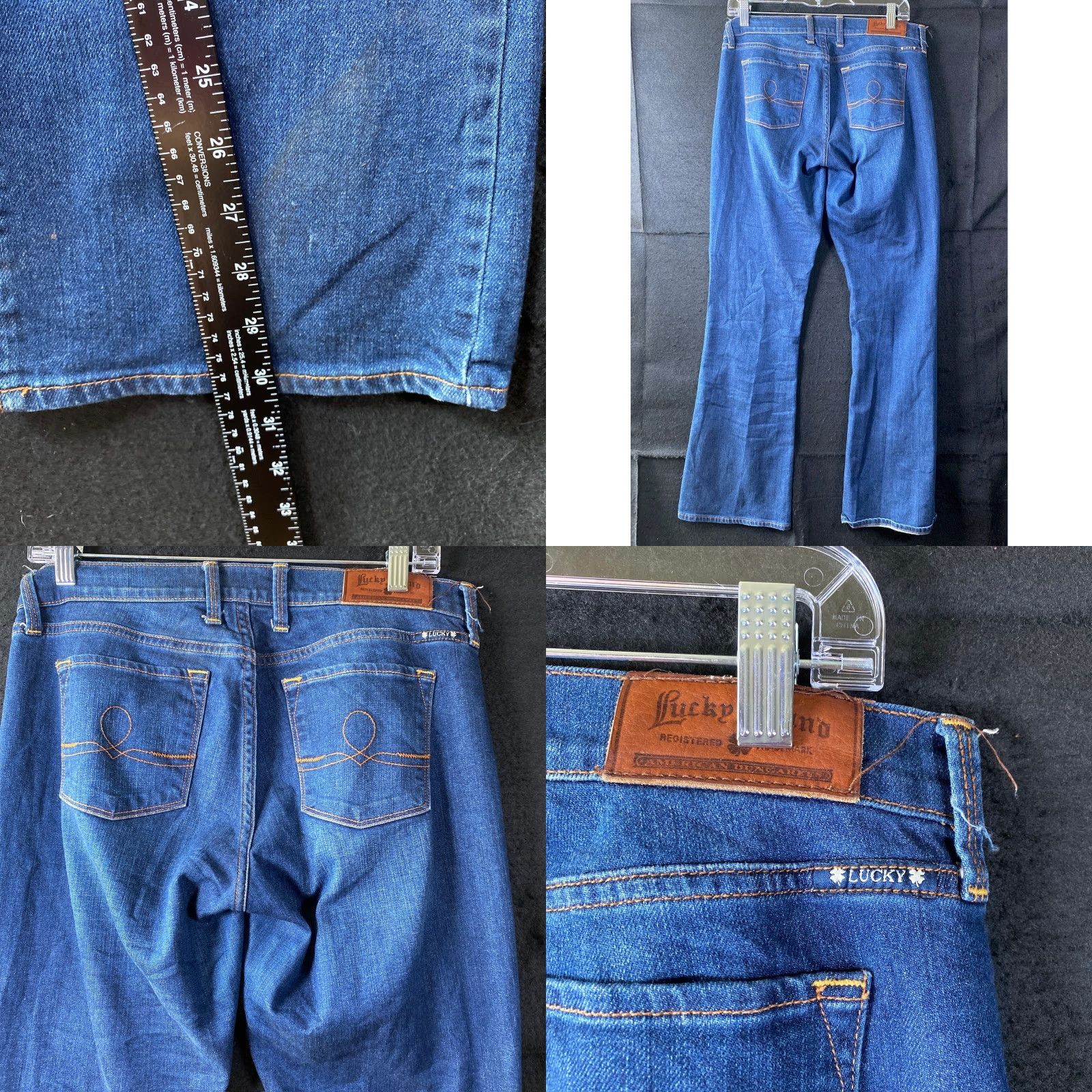 Lucky Brand Lucky Brand Jeans Blue Mid Rise Sofia Boot Stretch 8 Womens 8 Regular 30.5 Inseam Denim 5-Pocket Solid | Bootcut Size 24" / US 00 / IT 34 - 8 Thumbnail