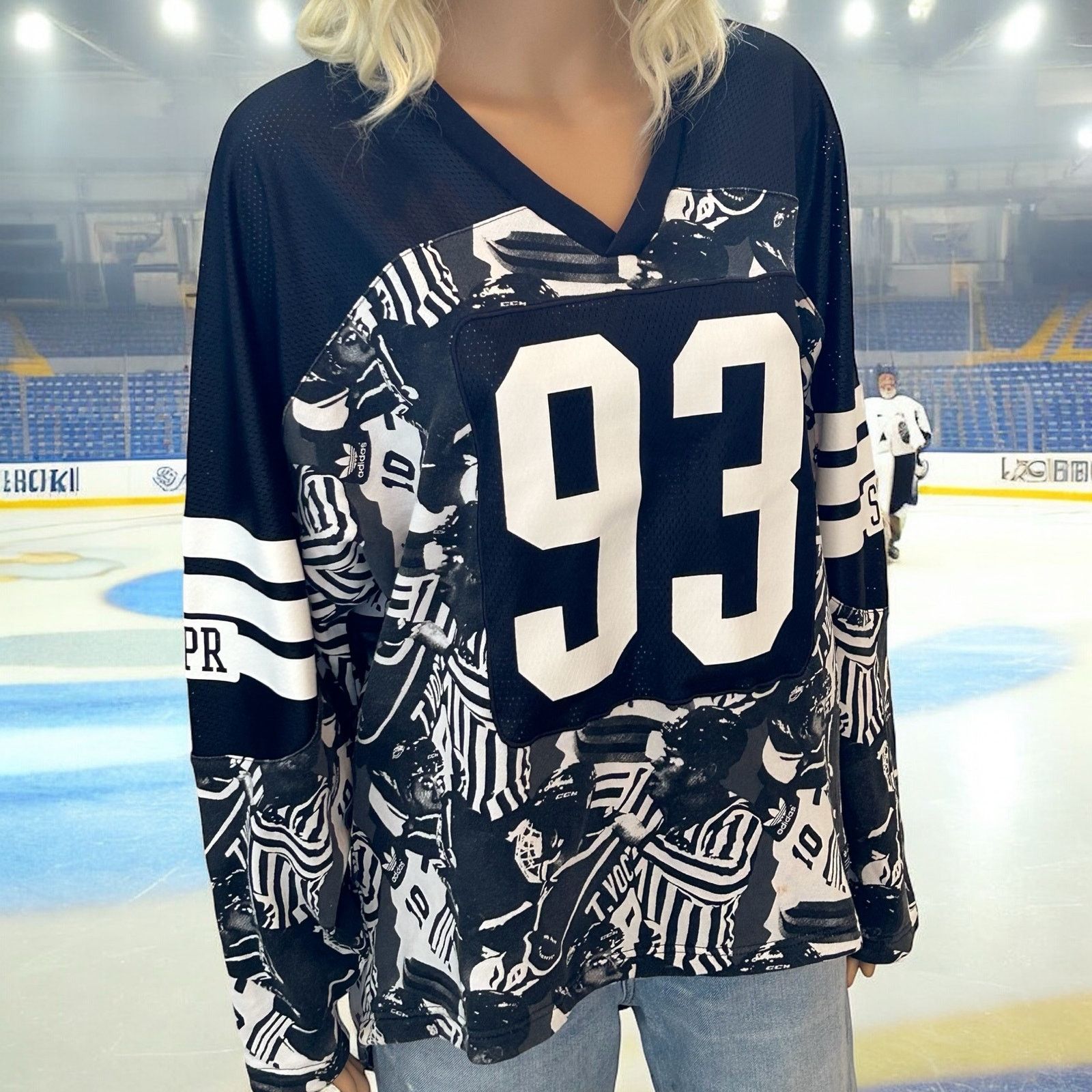 Adidas Adidas Originals Battle Shirt Jersey Graphic 93 Size M Size M / US 6-8 / IT 42-44 - 2 Thumbnail