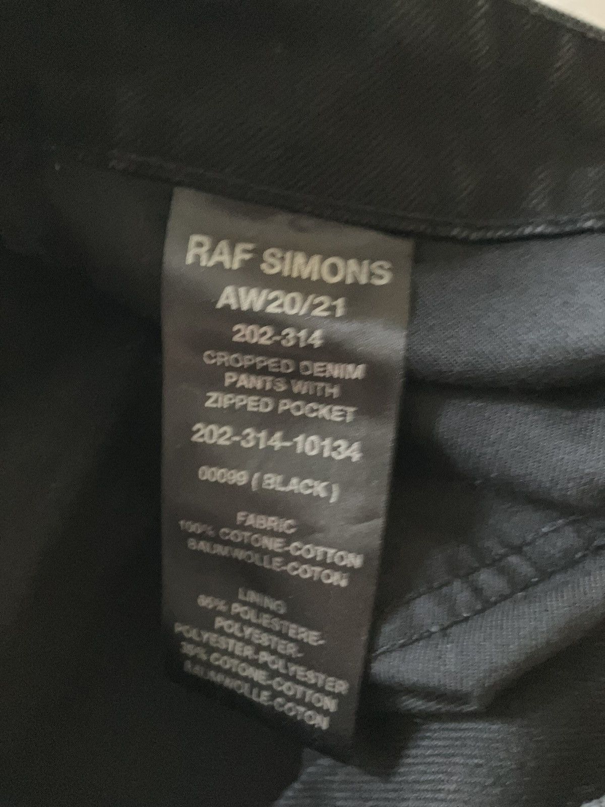 Raf Simons Raf Simons Cropped Denim Pants With Zipped Pocket Size US 32 / EU 48 - 6 Thumbnail
